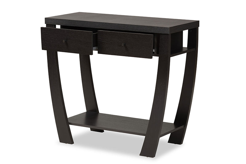 Capote Modern Console Table 2-Drawer-Console Table-Baxton Studio - WI-Wall2Wall Furnishings