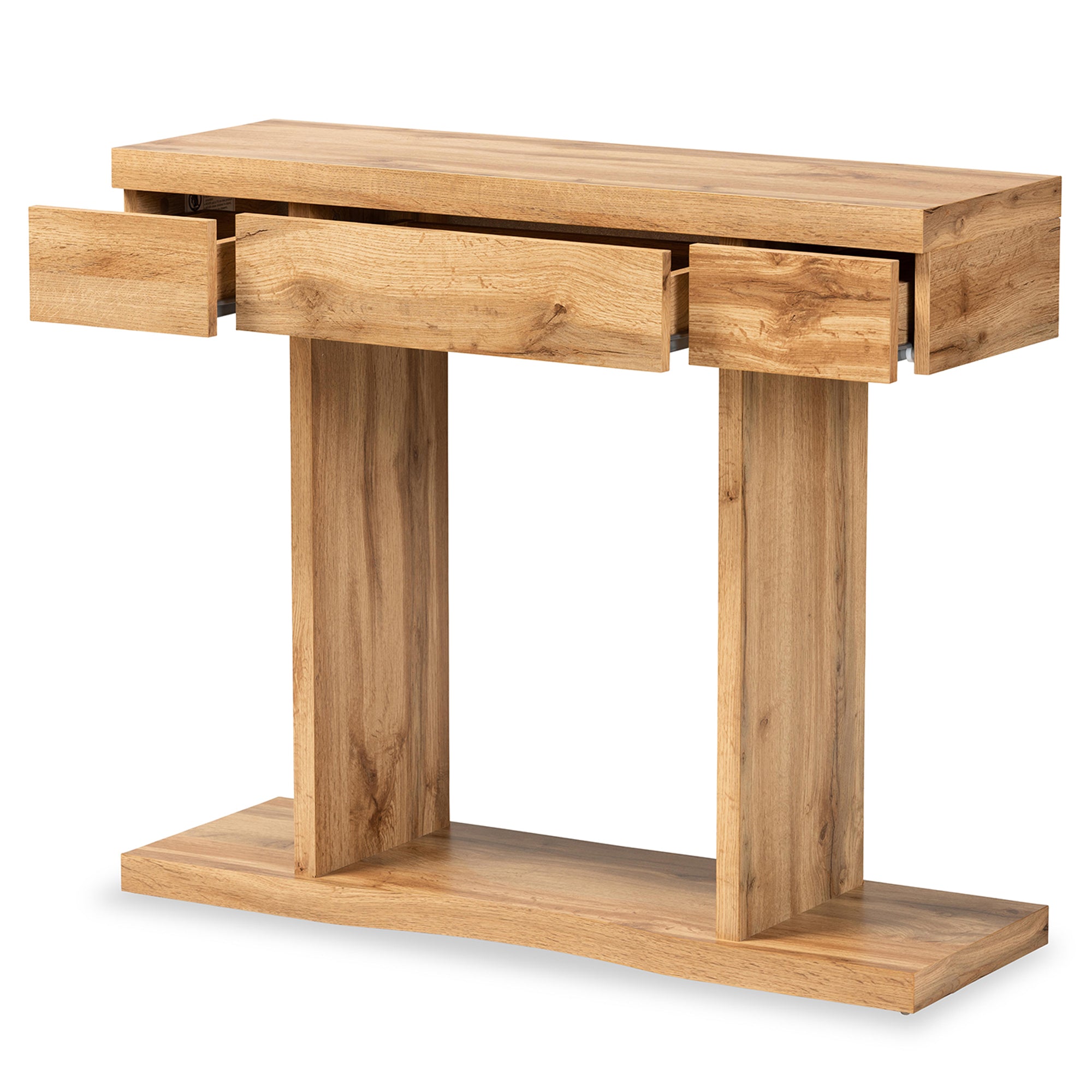 Otis Modern Console Table 3-Drawer-Console Table-Baxton Studio - WI-Wall2Wall Furnishings
