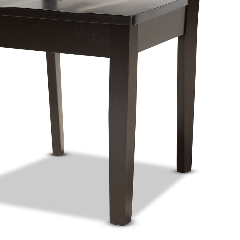 Noelia Modern Table & Dining Chairs 5-Piece-Dining Set-Baxton Studio - WI-Wall2Wall Furnishings