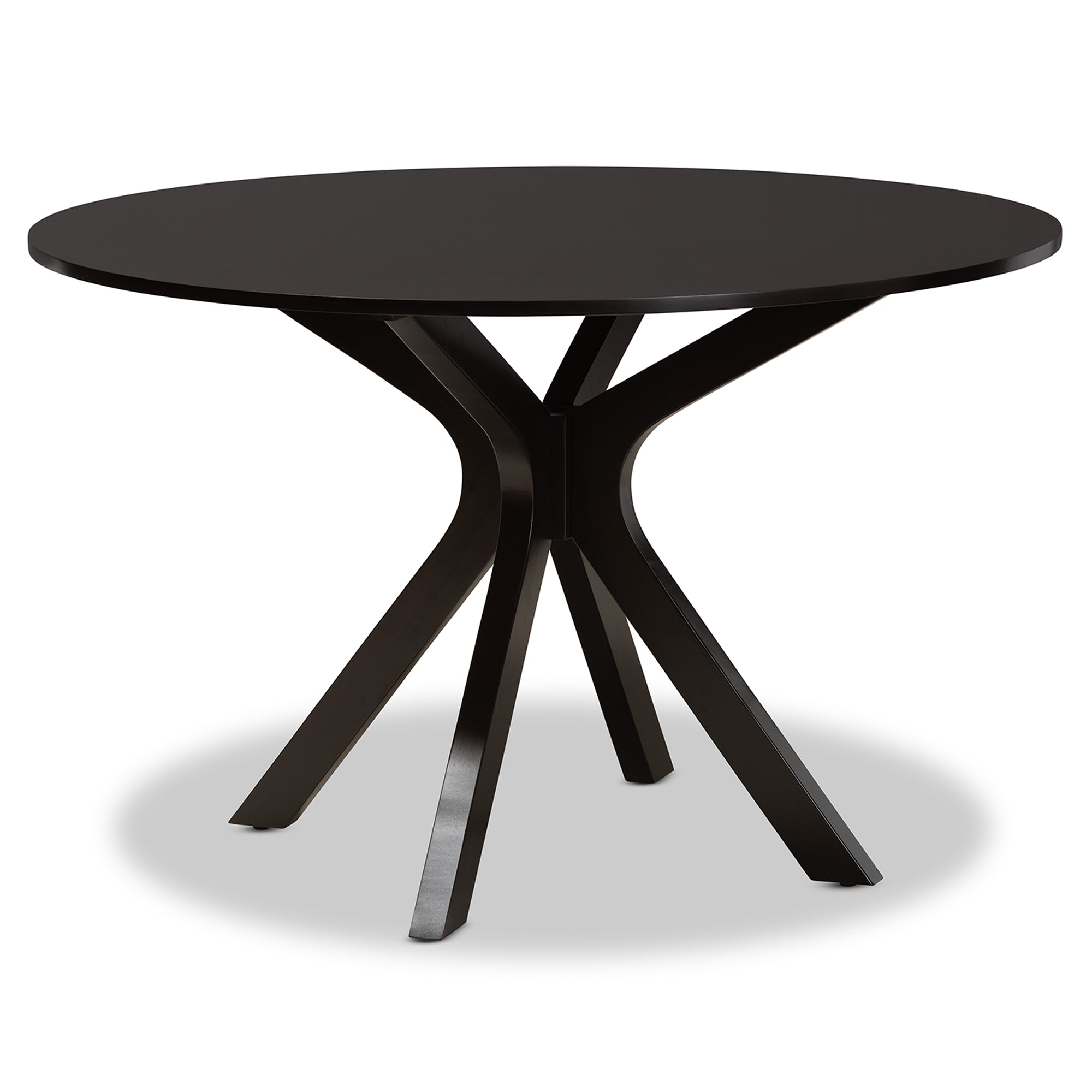 Miela Modern Dining Table & Six (6) Dining Chairs 7-Piece-Dining Set-Baxton Studio - WI-Wall2Wall Furnishings
