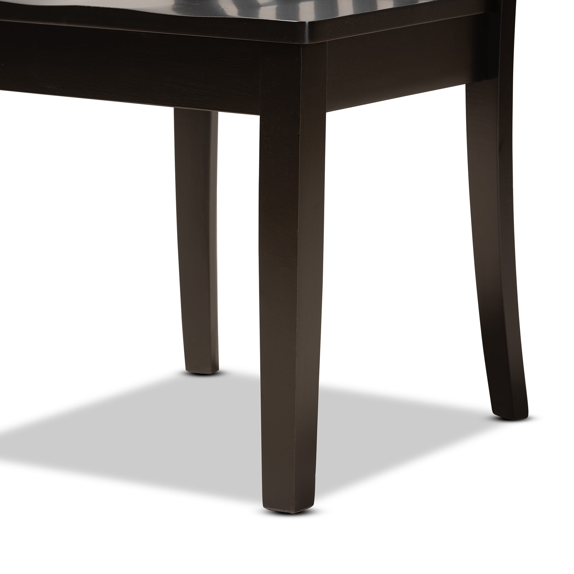 Zora Modern Dining Table & Six (6) Dining Chairs 7-Piece-Dining Set-Baxton Studio - WI-Wall2Wall Furnishings