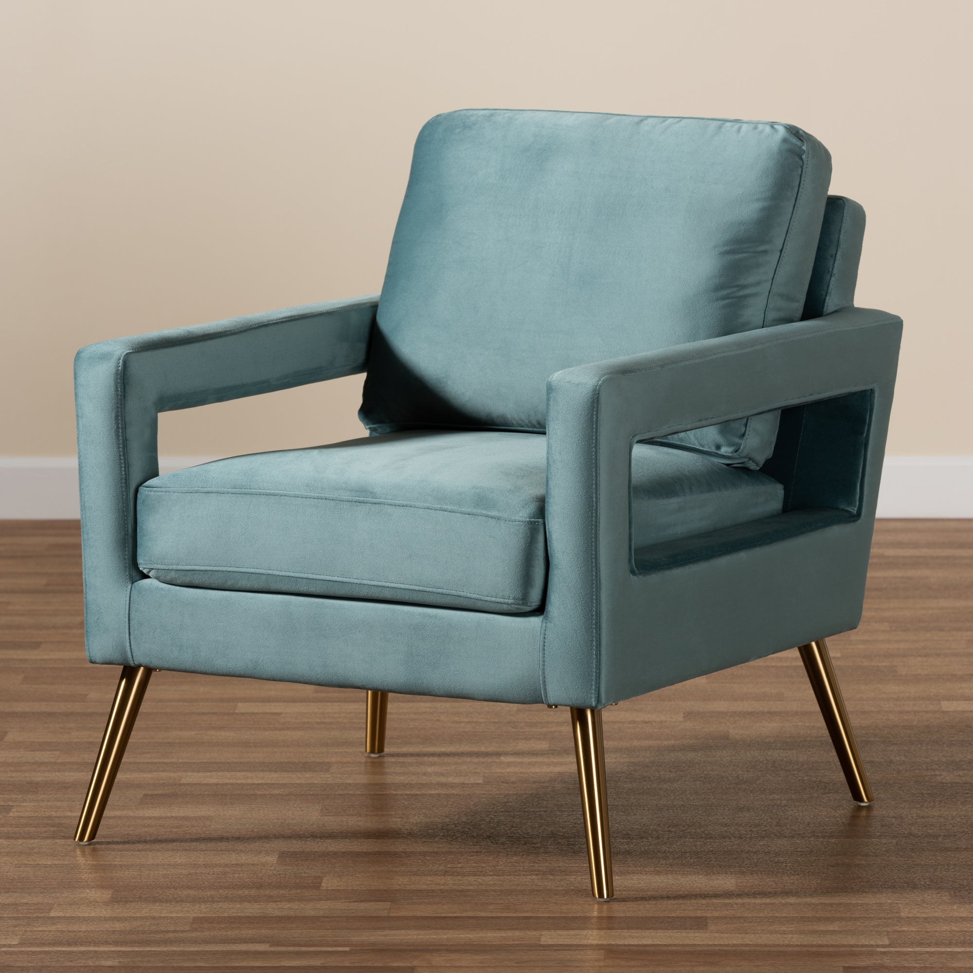 Leland Glamour Chair-Chair-Baxton Studio - WI-Wall2Wall Furnishings