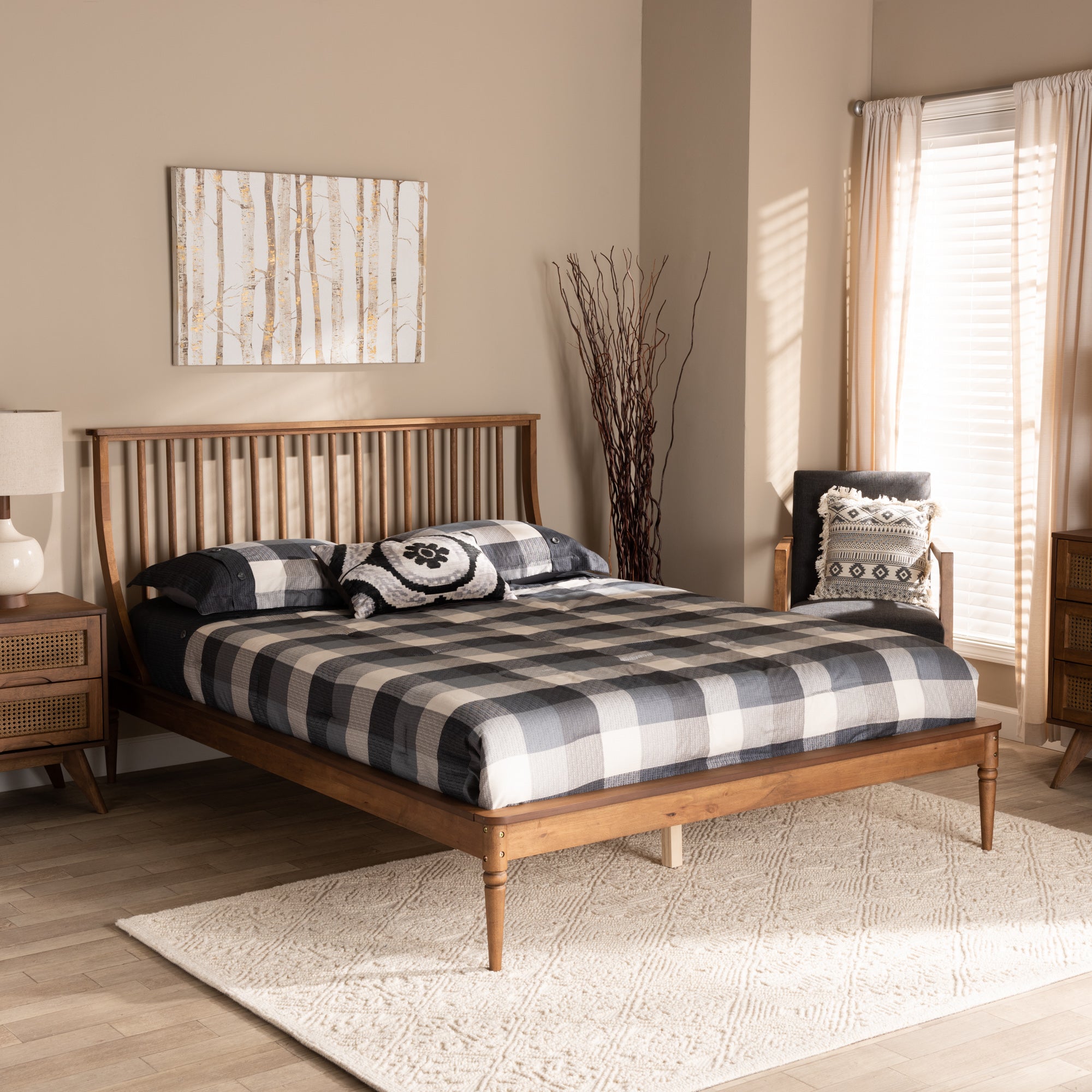 Abel Traditional Bed-Bed-Baxton Studio - WI-Wall2Wall Furnishings