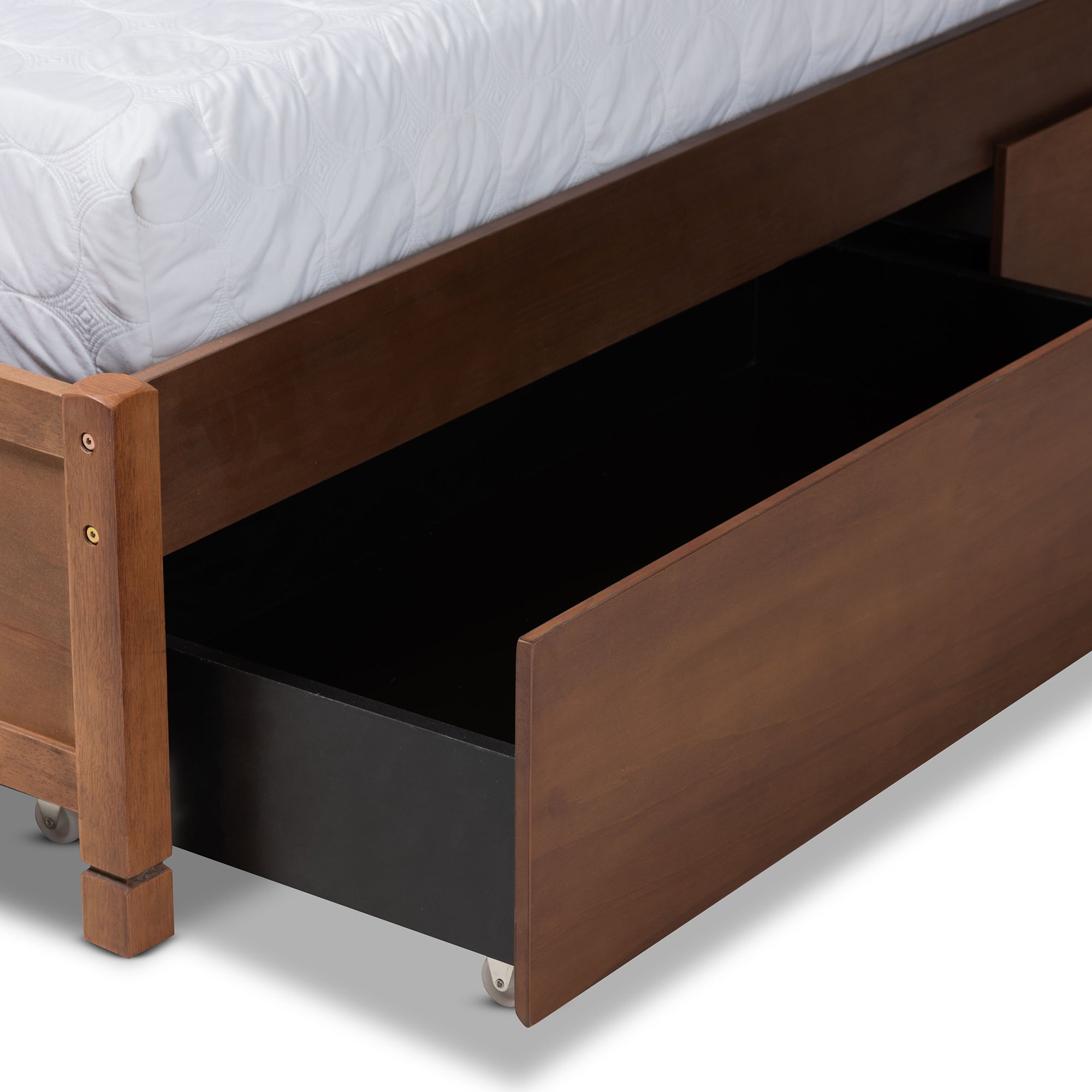 Saffron Modern Bed 4-Drawer-Bed-Baxton Studio - WI-Wall2Wall Furnishings
