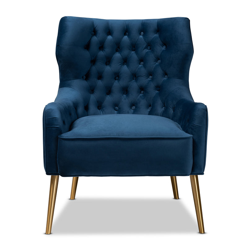 Nelson Glamour Chair-Chair-Baxton Studio - WI-Wall2Wall Furnishings