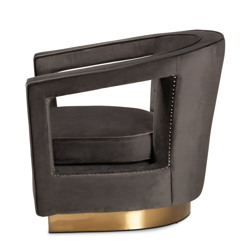 Neville Glamour Chair-Chair-Baxton Studio - WI-Wall2Wall Furnishings