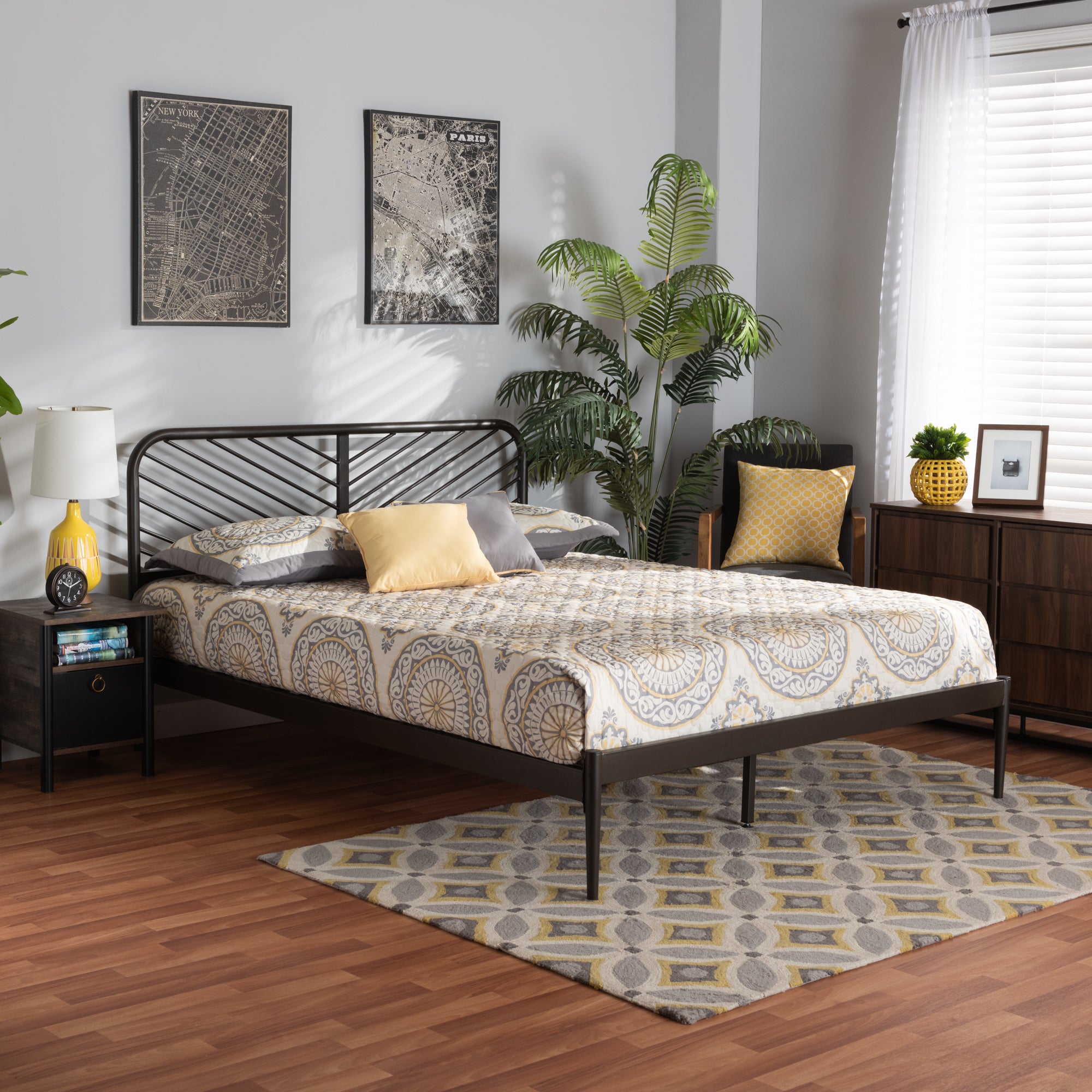 Dora Modern Bed-Bed-Baxton Studio - WI-Wall2Wall Furnishings