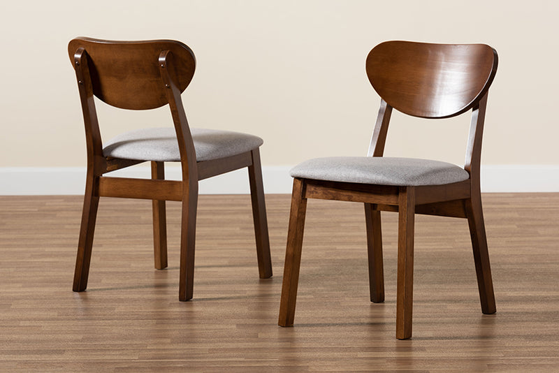 Damara Mid-Century Dining Chairs-Dining Chairs-Baxton Studio - WI-Wall2Wall Furnishings