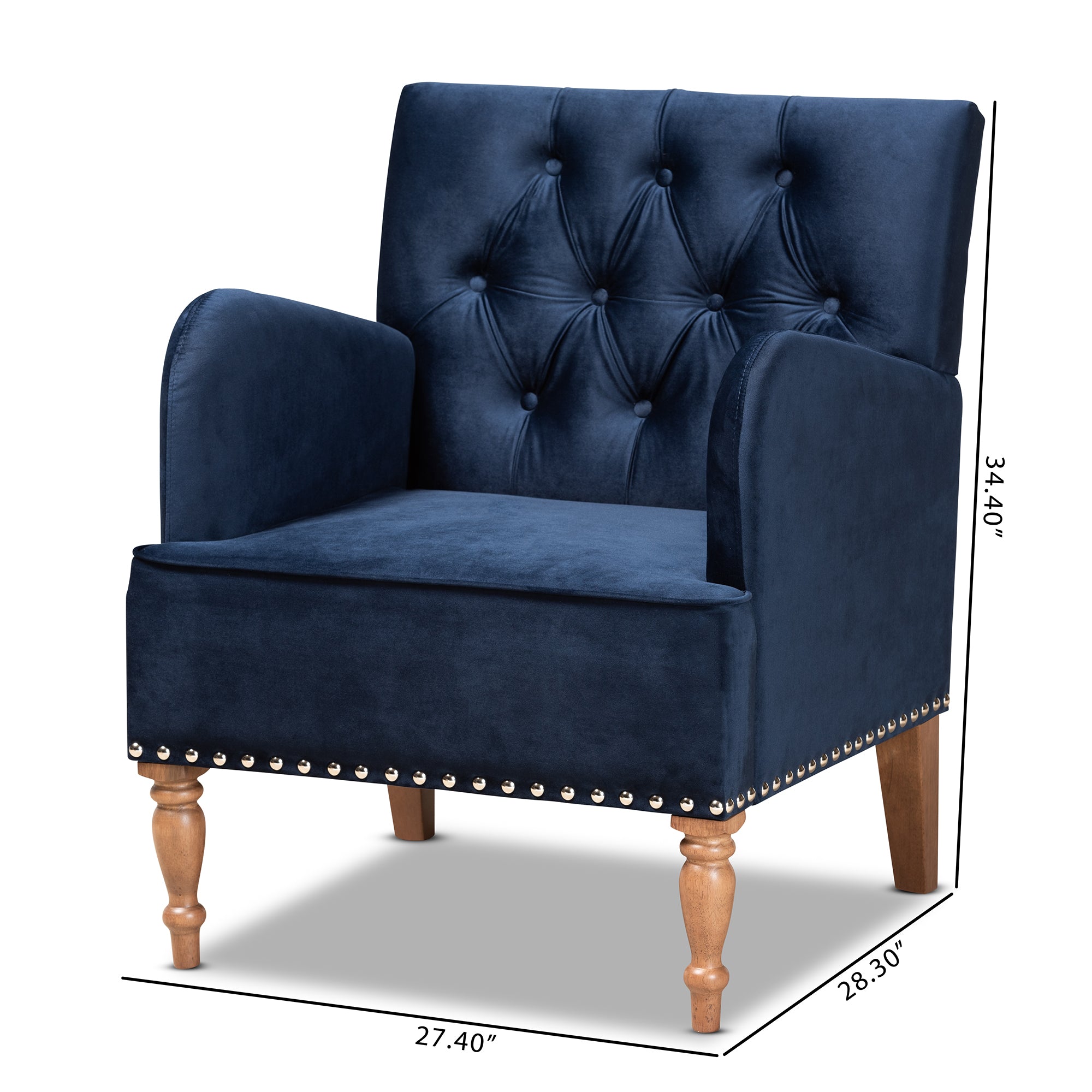 Eri Glamour Chair-Chair-Baxton Studio - WI-Wall2Wall Furnishings