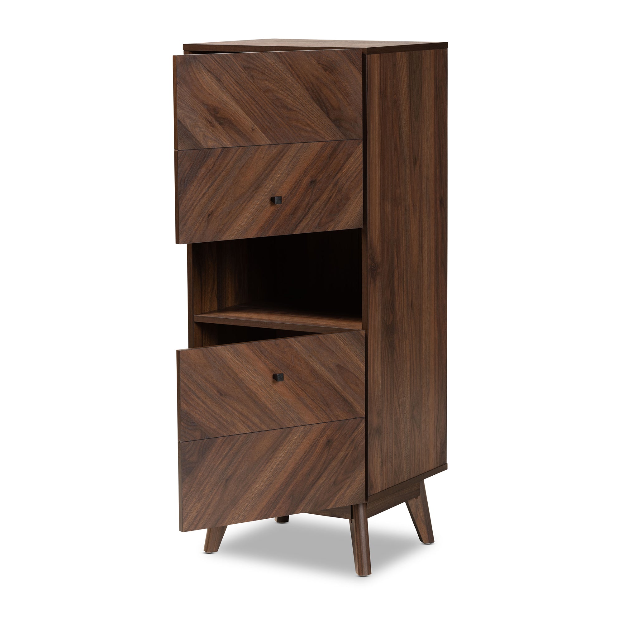 Hartman Mid-Century Storage Cabinet-Storage Cabinet-Baxton Studio - WI-Wall2Wall Furnishings