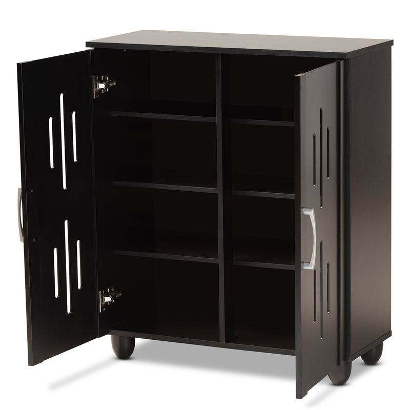 Renley Modern Shoe Cabinet 2-Door-Shoe Cabinet-Baxton Studio - WI-Wall2Wall Furnishings