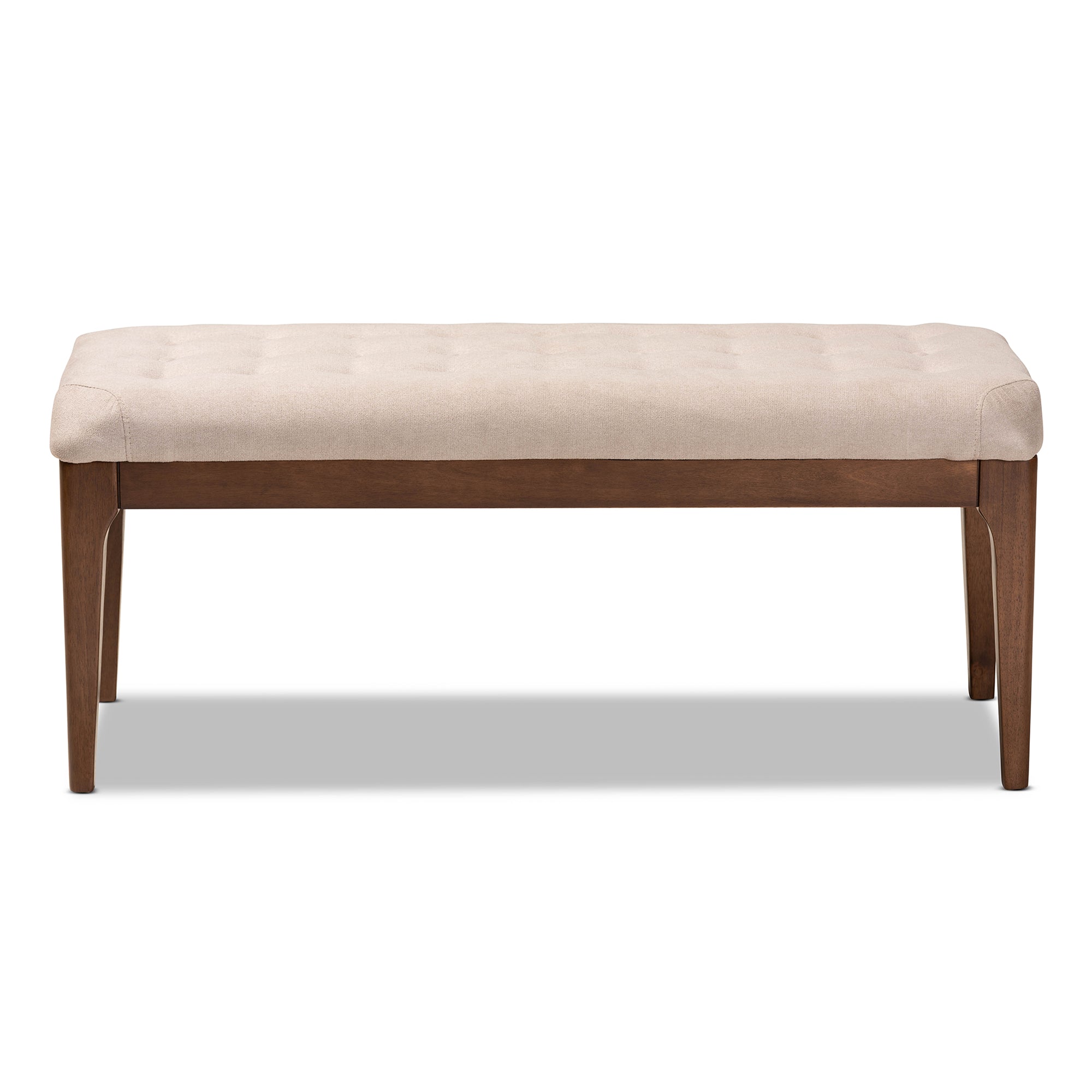 Walsh Mid-Century Dining Bench-Dining Bench-Baxton Studio - WI-Wall2Wall Furnishings