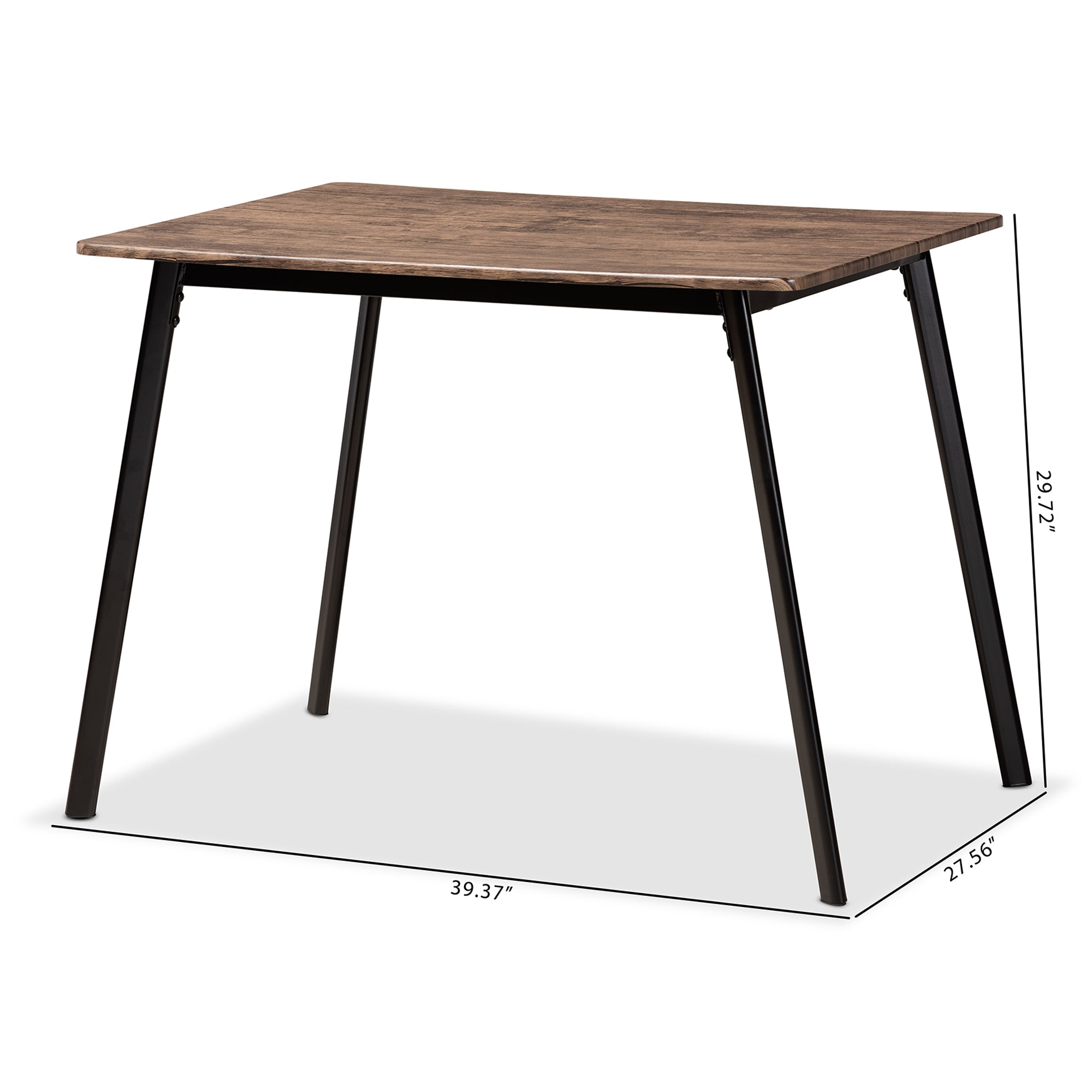 Calder Mid-Century Dining Table-Dining Table-Baxton Studio - WI-Wall2Wall Furnishings