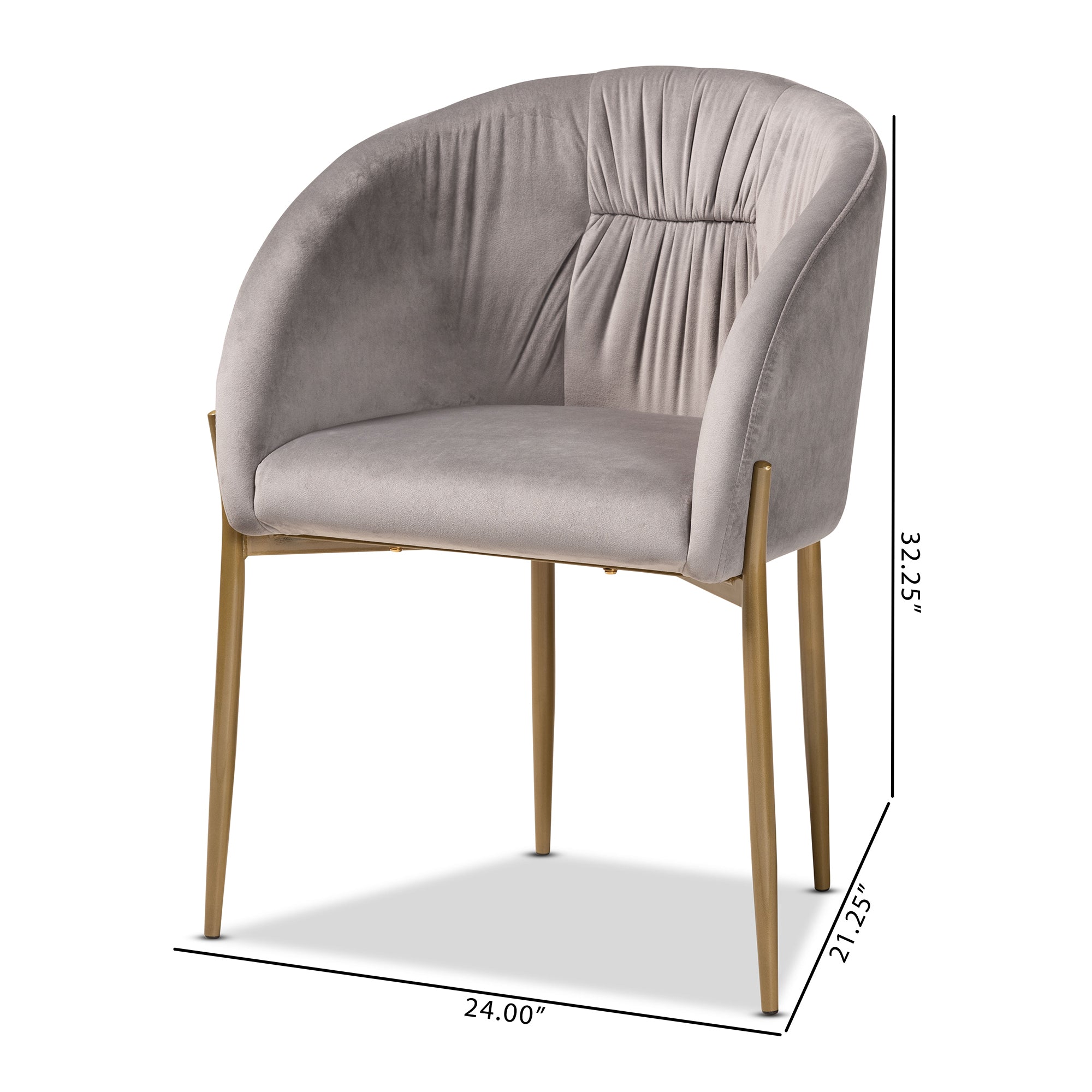 Ballard Glamour Dining Chair-Dining Chair-Baxton Studio - WI-Wall2Wall Furnishings