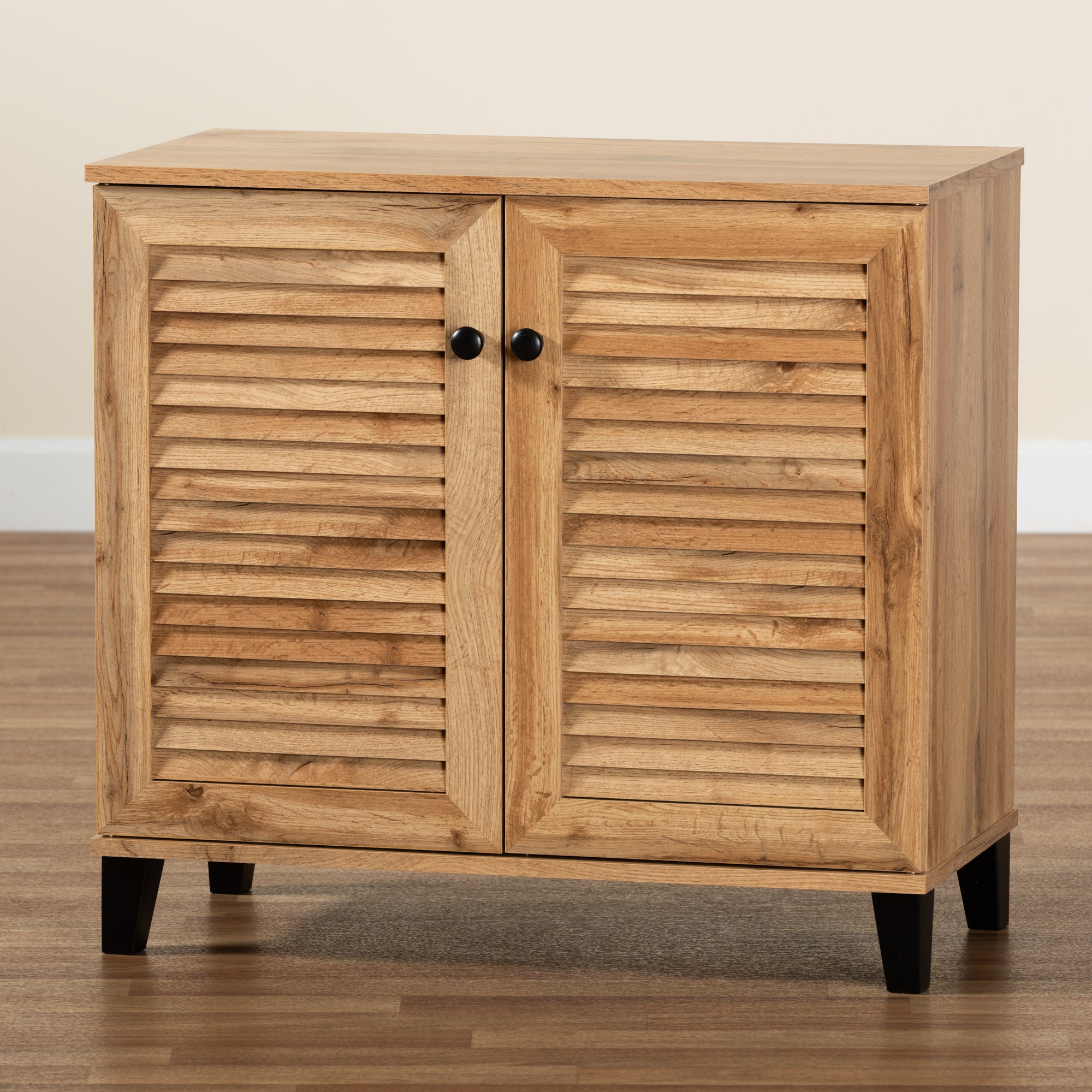 Coolidge Modern Shoe Cabinet 2-Door-Shoe Cabinet-Baxton Studio - WI-Wall2Wall Furnishings