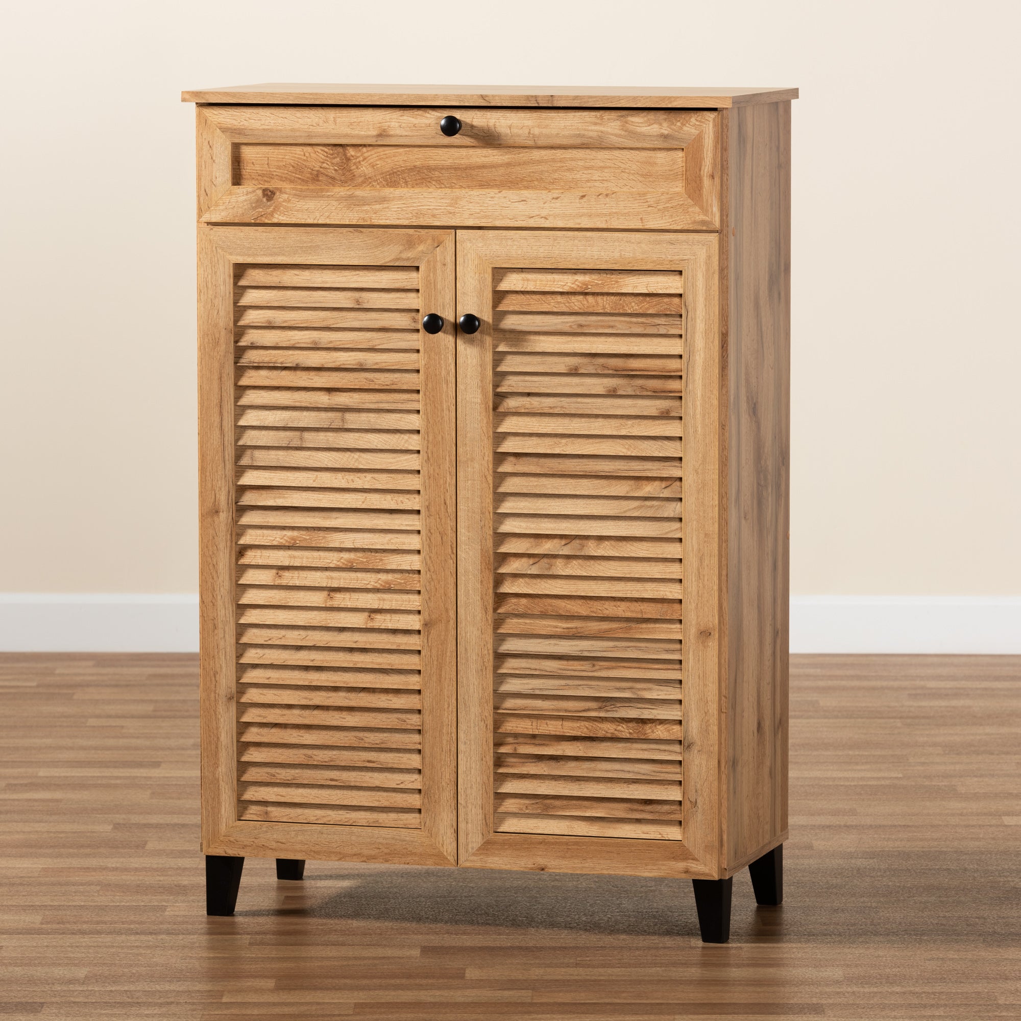 Coolidge Modern Shoe Cabinet 5-Shelf-Shoe Cabinet-Baxton Studio - WI-Wall2Wall Furnishings
