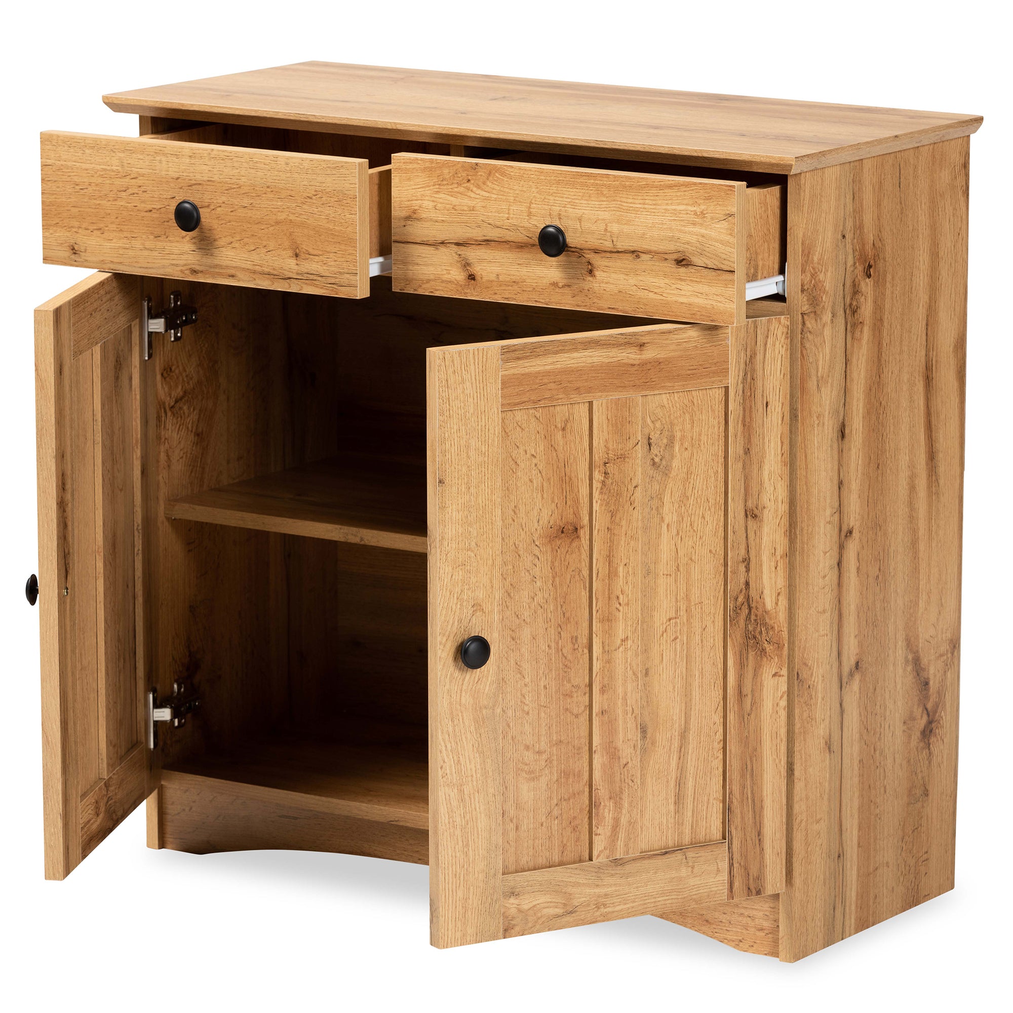 Lauren Modern Storage Cabinet 2-Door-Storage Cabinet-Baxton Studio - WI-Wall2Wall Furnishings