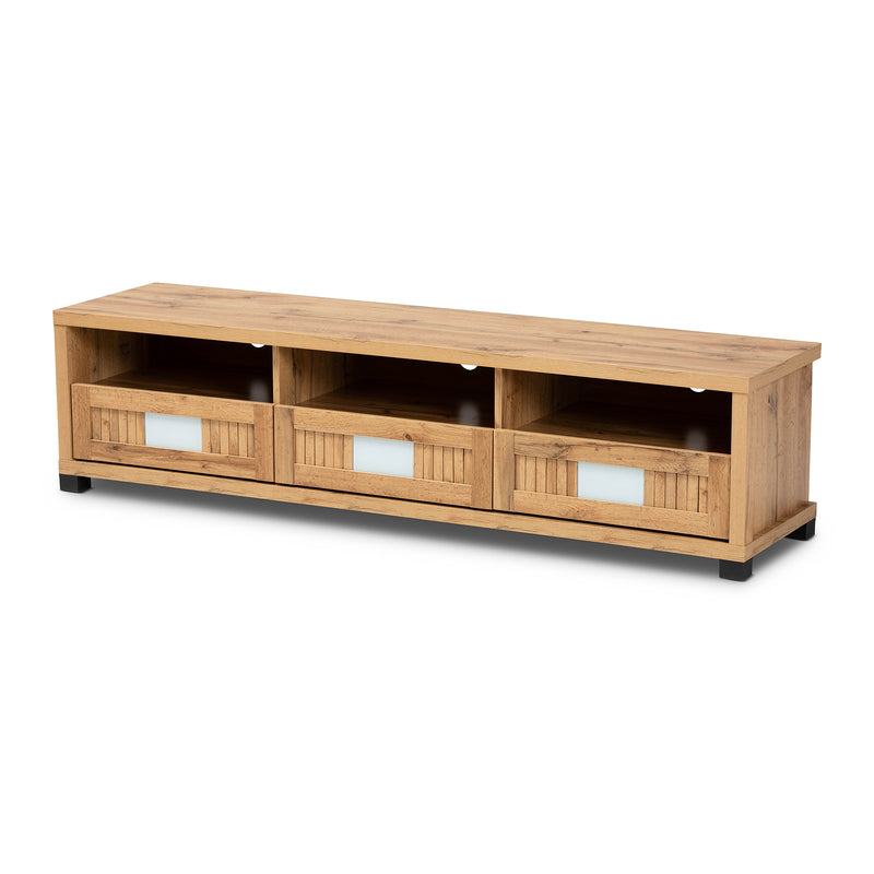 Gerhardine Contemporary TV Stand 3-Drawer-TV Stand-Baxton Studio - WI-Wall2Wall Furnishings