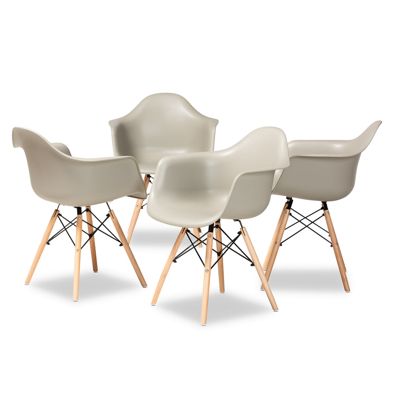 Galen Modern Dining Chairs 4-Piece-Dining Chairs-Baxton Studio - WI-Wall2Wall Furnishings