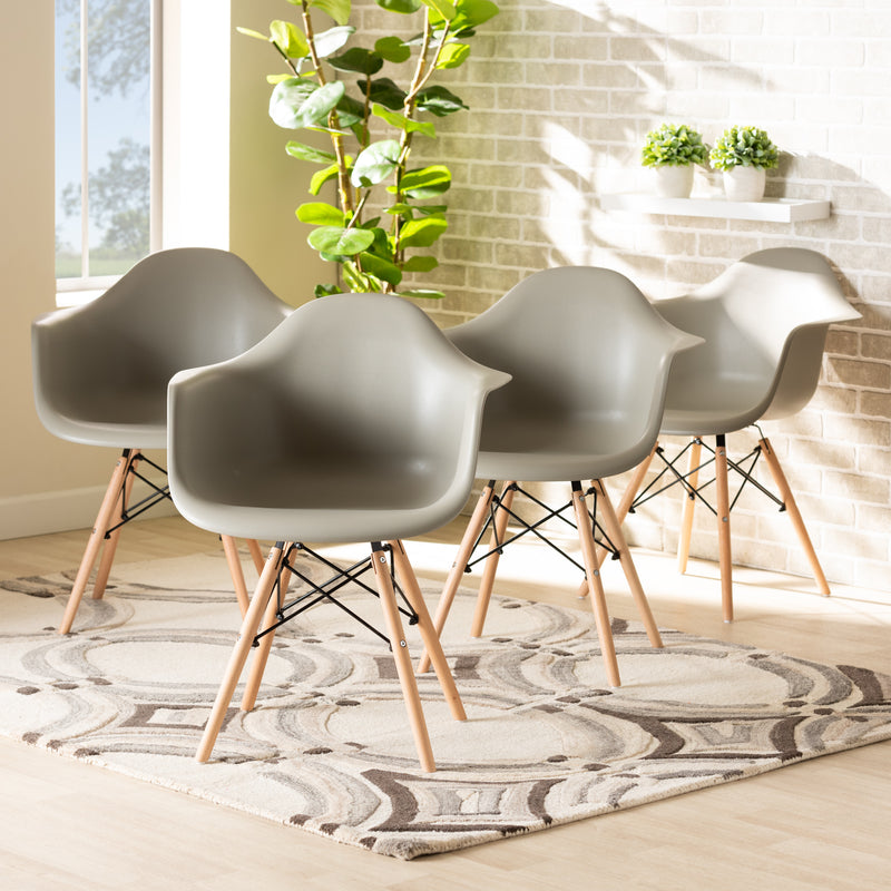 Galen Modern Dining Chairs 4-Piece-Dining Chairs-Baxton Studio - WI-Wall2Wall Furnishings