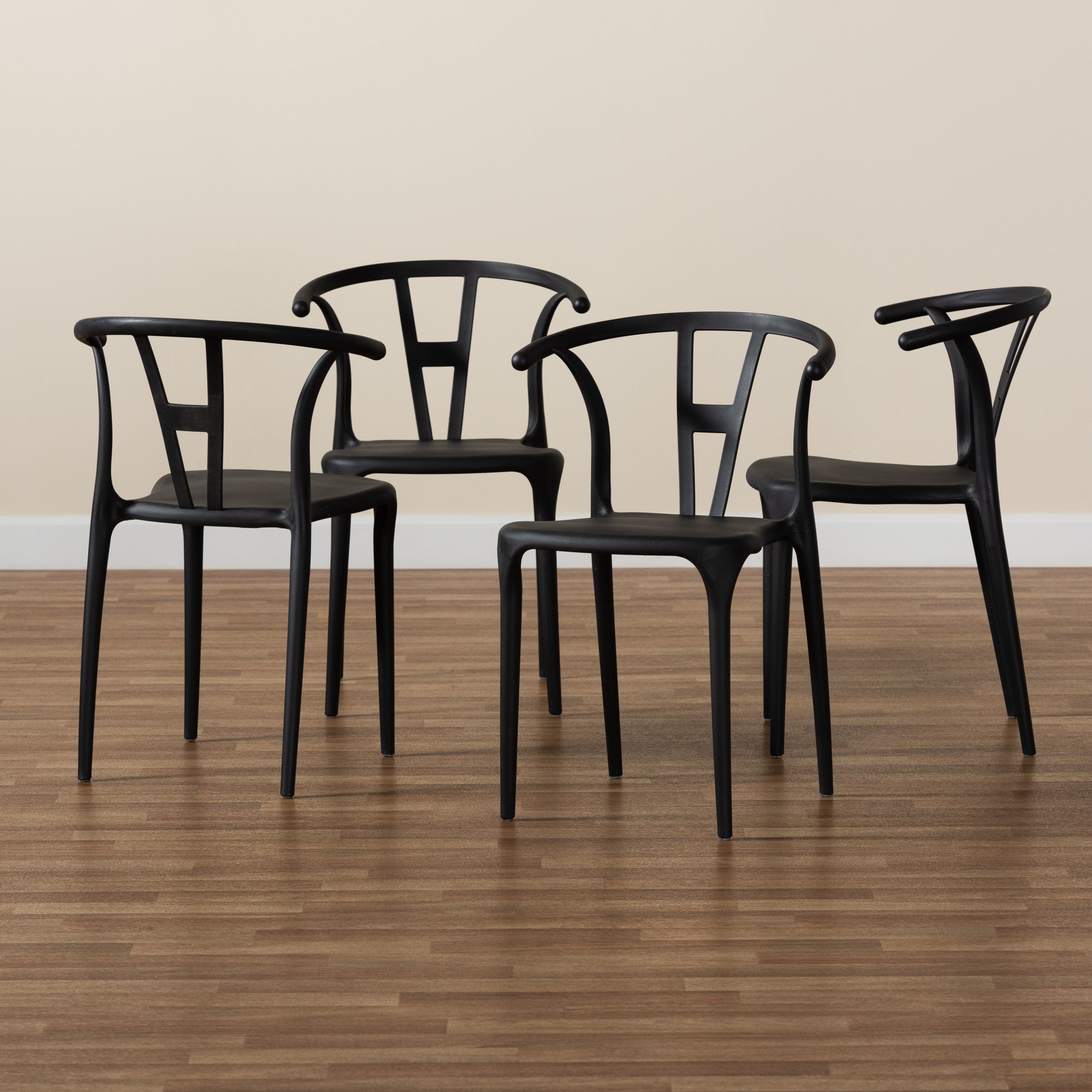 Warner Modern Dining Chairs 4-Piece-Dining Chairs-Baxton Studio - WI-Wall2Wall Furnishings