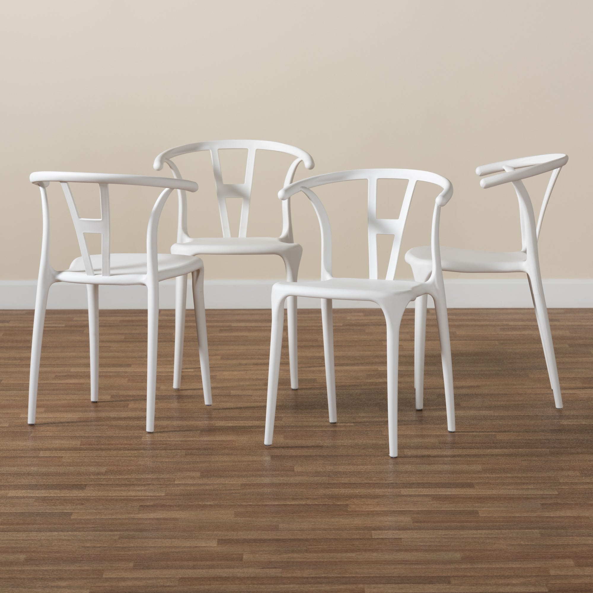 Warner Modern Dining Chairs 4-Piece-Dining Chairs-Baxton Studio - WI-Wall2Wall Furnishings