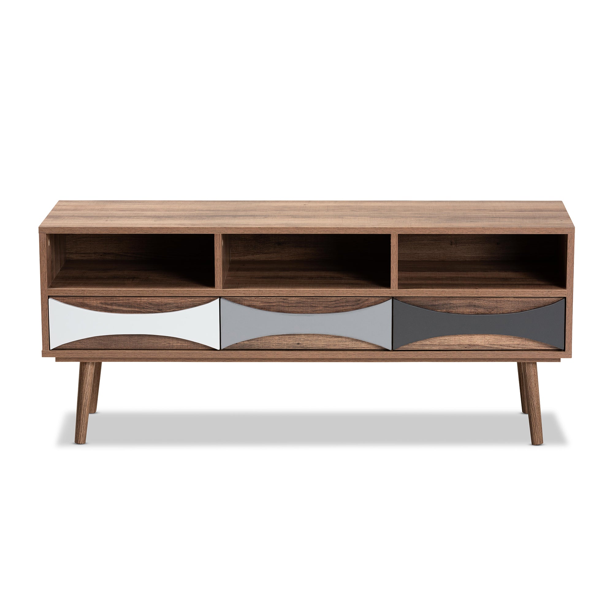 Leane Contemporary TV Stand Multi-Colored-TV Stand-Baxton Studio - WI-Wall2Wall Furnishings