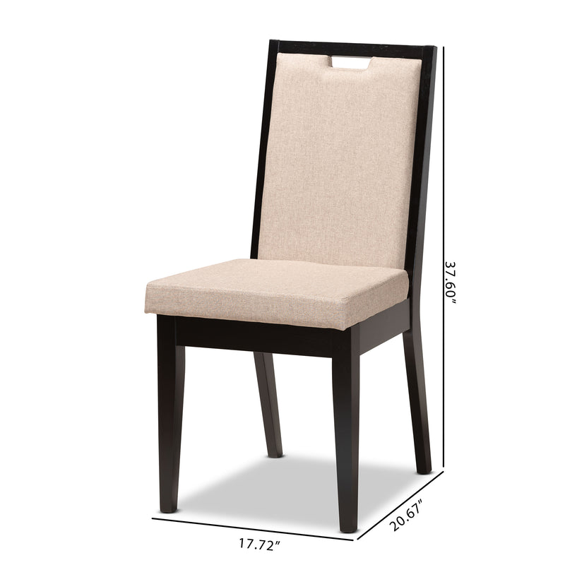Octavia Modern Dining Chairs 2-Piece-Dining Chairs-Baxton Studio - WI-Wall2Wall Furnishings