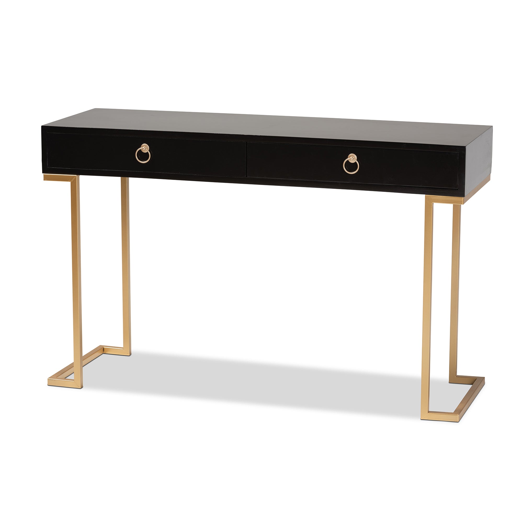 Beagan Contemporary Console Table 2-Drawer-Console Table-Baxton Studio - WI-Wall2Wall Furnishings
