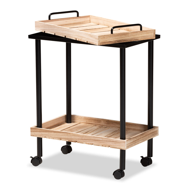 Olinda Modern Kitchen Cart-Kitchen Cart-Baxton Studio - WI-Wall2Wall Furnishings