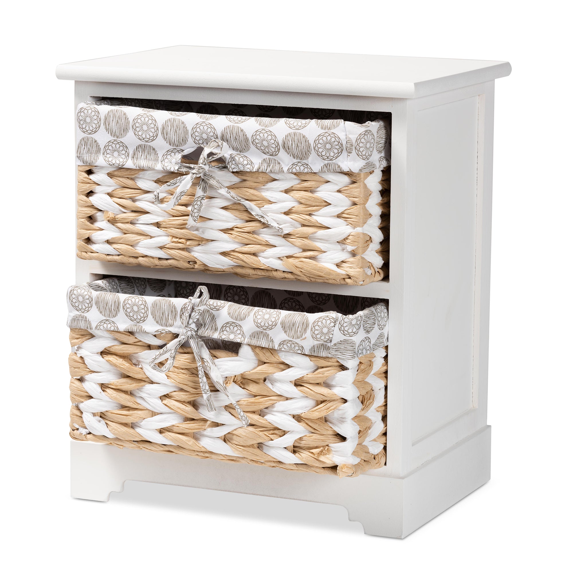 Rianne Transitional Storage Cabinet 2-Basket-Storage Cabinet-Baxton Studio - WI-Wall2Wall Furnishings
