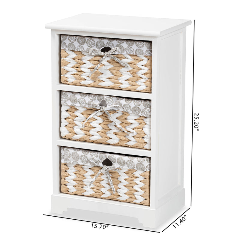 Rianne Transitional Storage Cabinet 3-Basket-Storage Cabinet-Baxton Studio - WI-Wall2Wall Furnishings