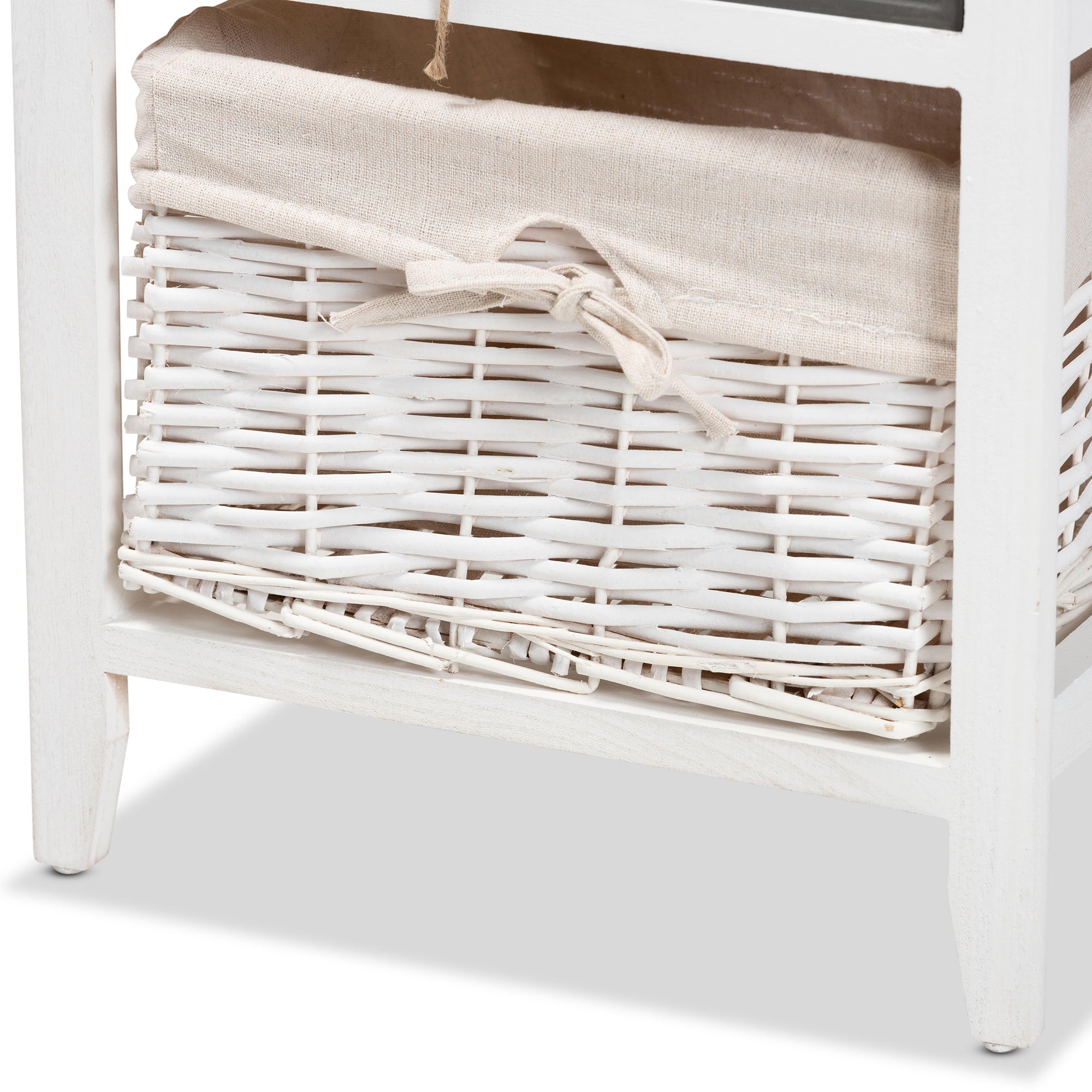 Diella Modern Storage Cabinet Multi-Colored with Basket-Storage Cabinet-Baxton Studio - WI-Wall2Wall Furnishings