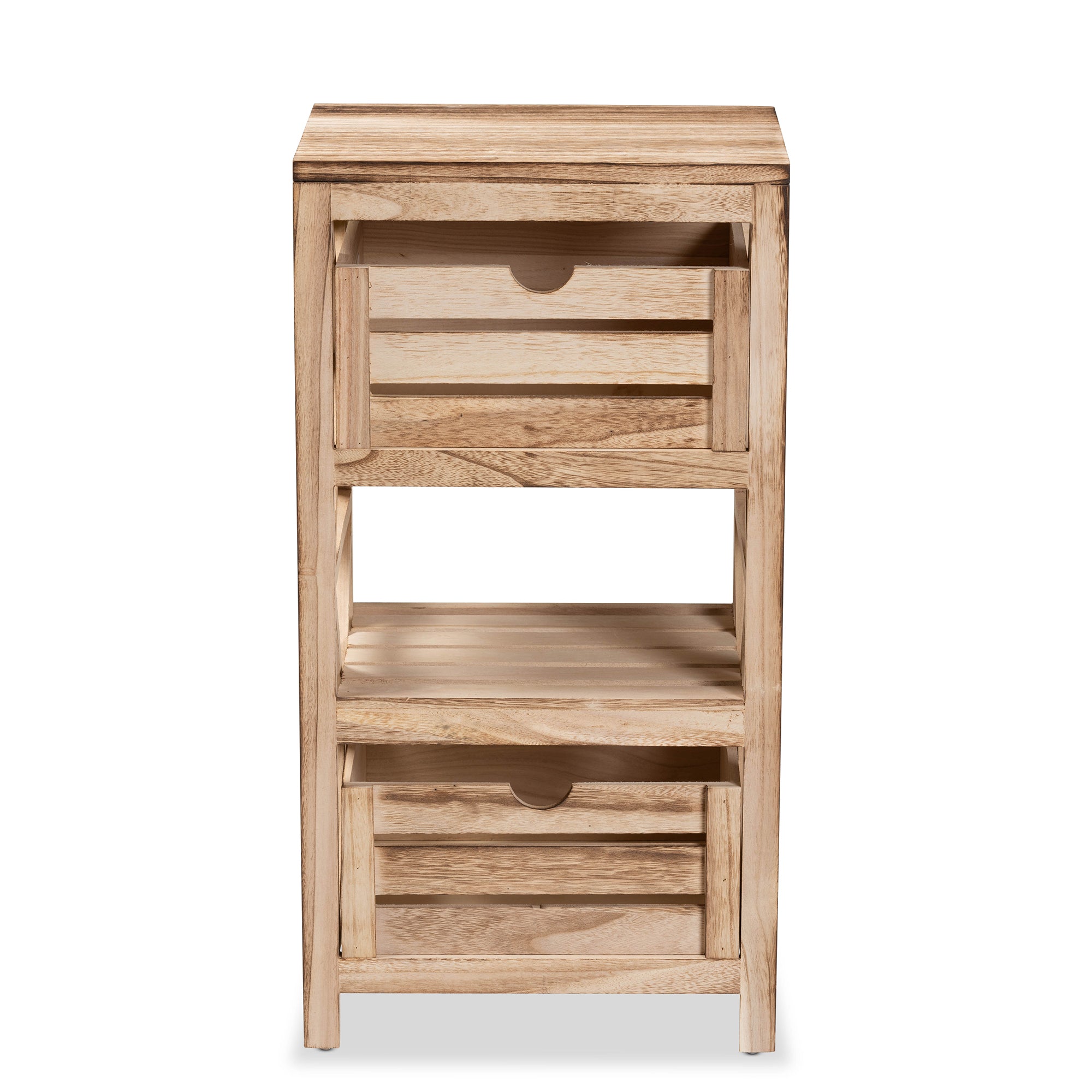Mandell Modern Storage Cabinet 2-Drawer-Storage Cabinet-Baxton Studio - WI-Wall2Wall Furnishings