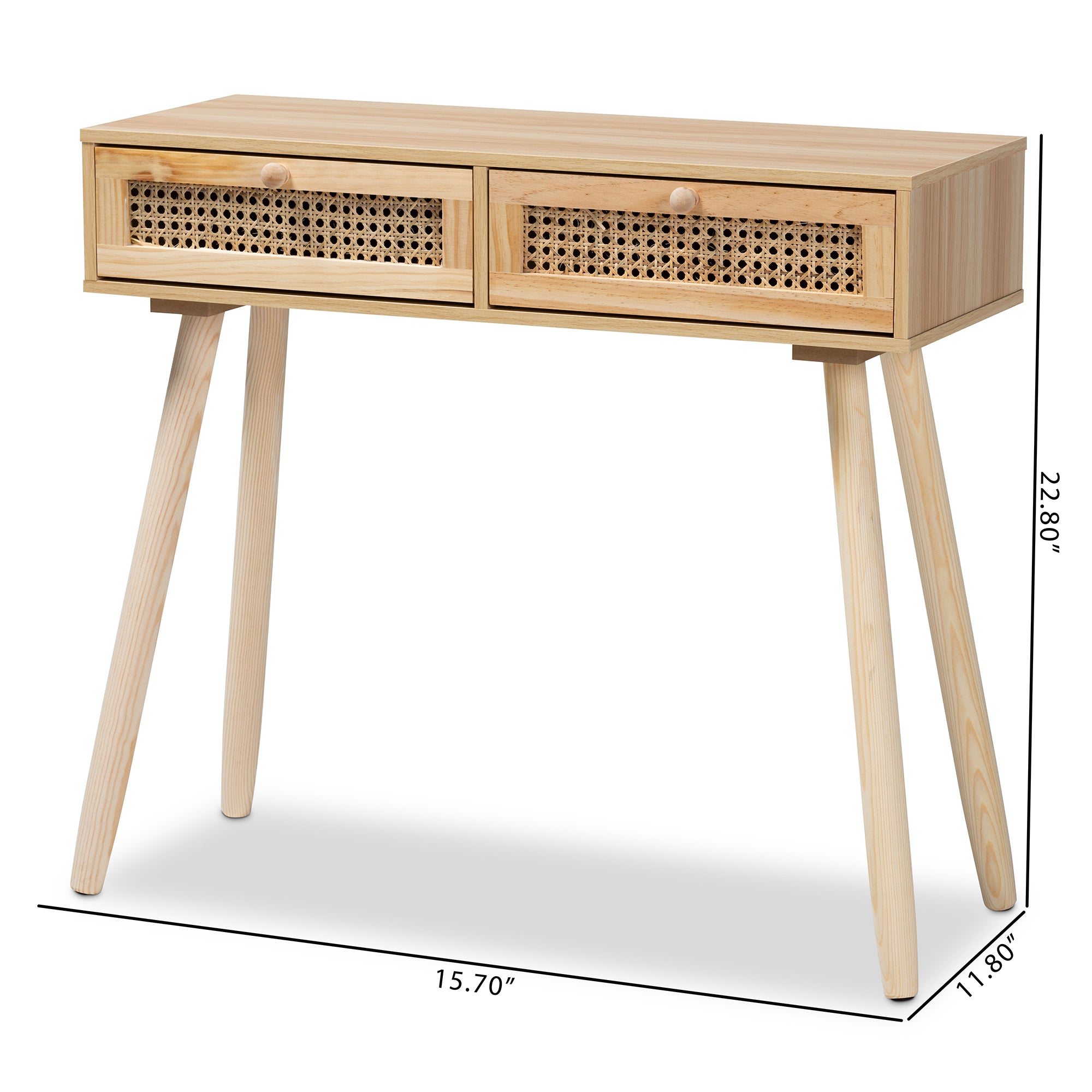 Maclean Mid-Century Console Table-Console Table-Baxton Studio - WI-Wall2Wall Furnishings