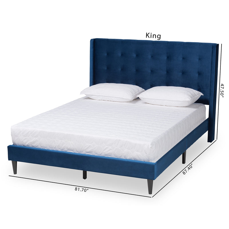 Gothard Modern Bed-Bed-Baxton Studio - WI-Wall2Wall Furnishings