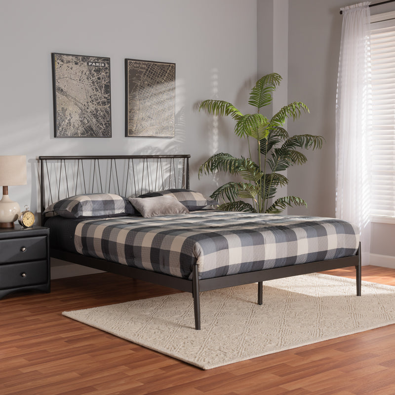 Samir Modern Bed-Bed-Baxton Studio - WI-Wall2Wall Furnishings