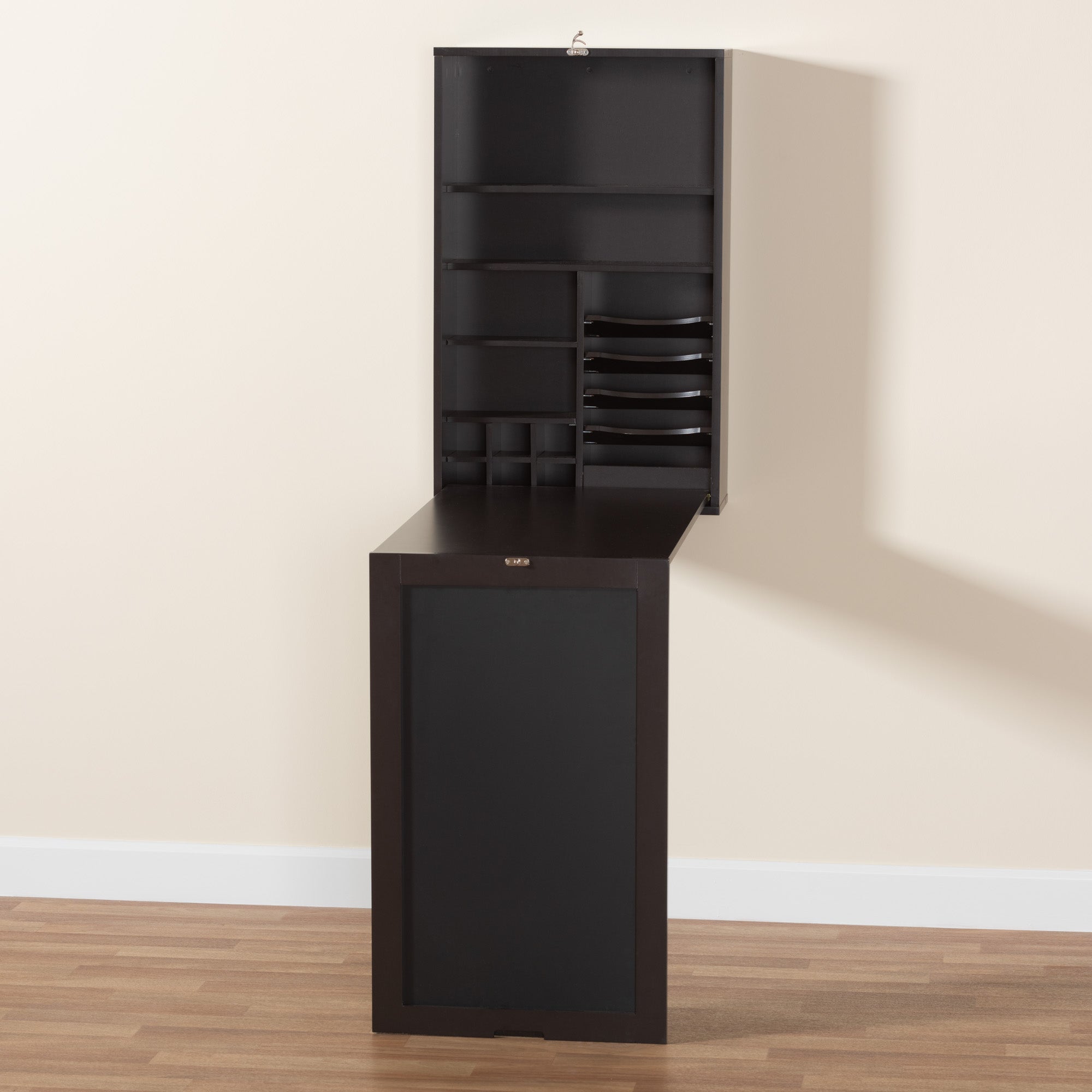 Millard Modern Desk Wall-Mounted-Desk-Baxton Studio - WI-Wall2Wall Furnishings