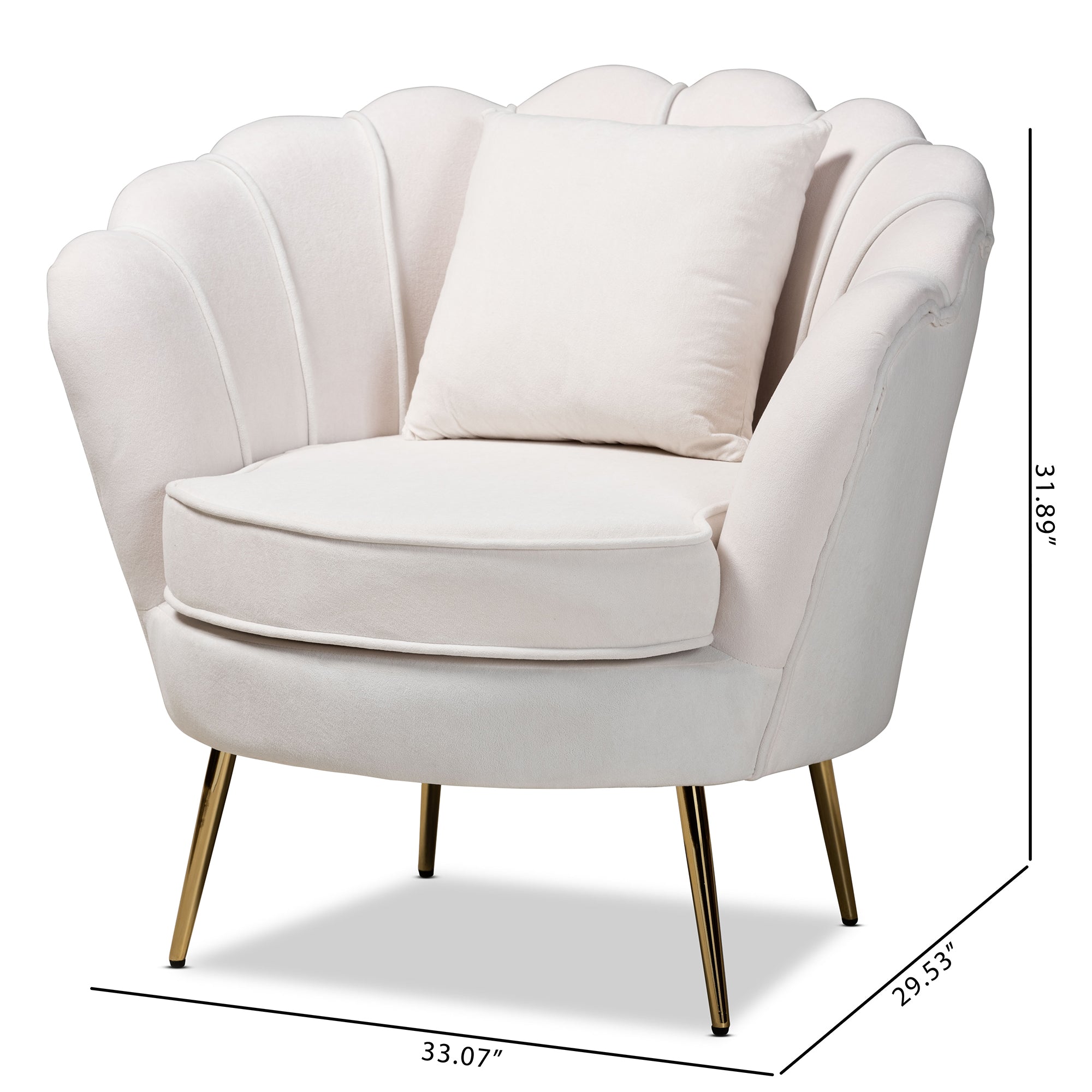 Garson Glamour Chair-Chair-Baxton Studio - WI-Wall2Wall Furnishings