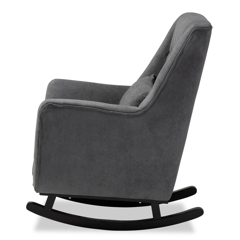 Elisa Modern Rocking Chair-Rocking Chair-Baxton Studio - WI-Wall2Wall Furnishings