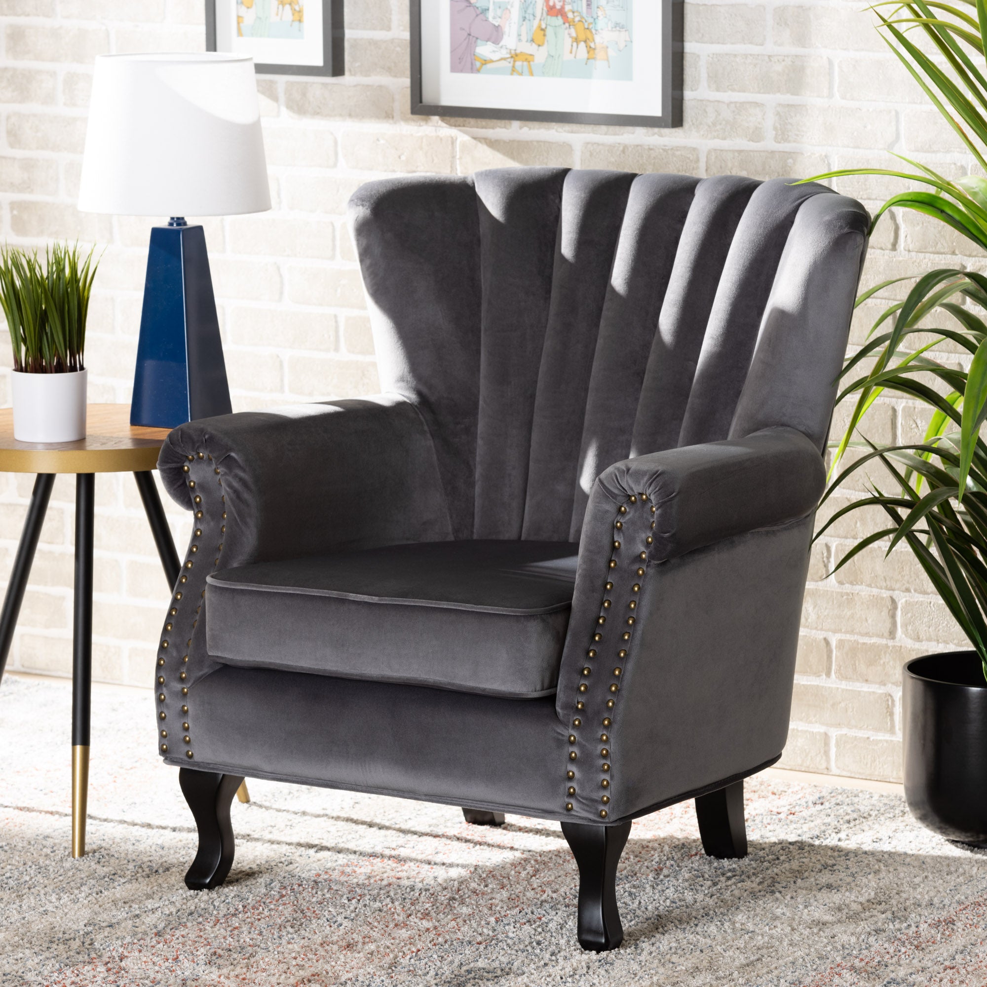 Relena Traditional Chair-Chair-Baxton Studio - WI-Wall2Wall Furnishings