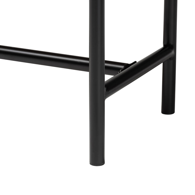 Santino Industrial Console Table 2-Drawer-Console Table-Baxton Studio - WI-Wall2Wall Furnishings