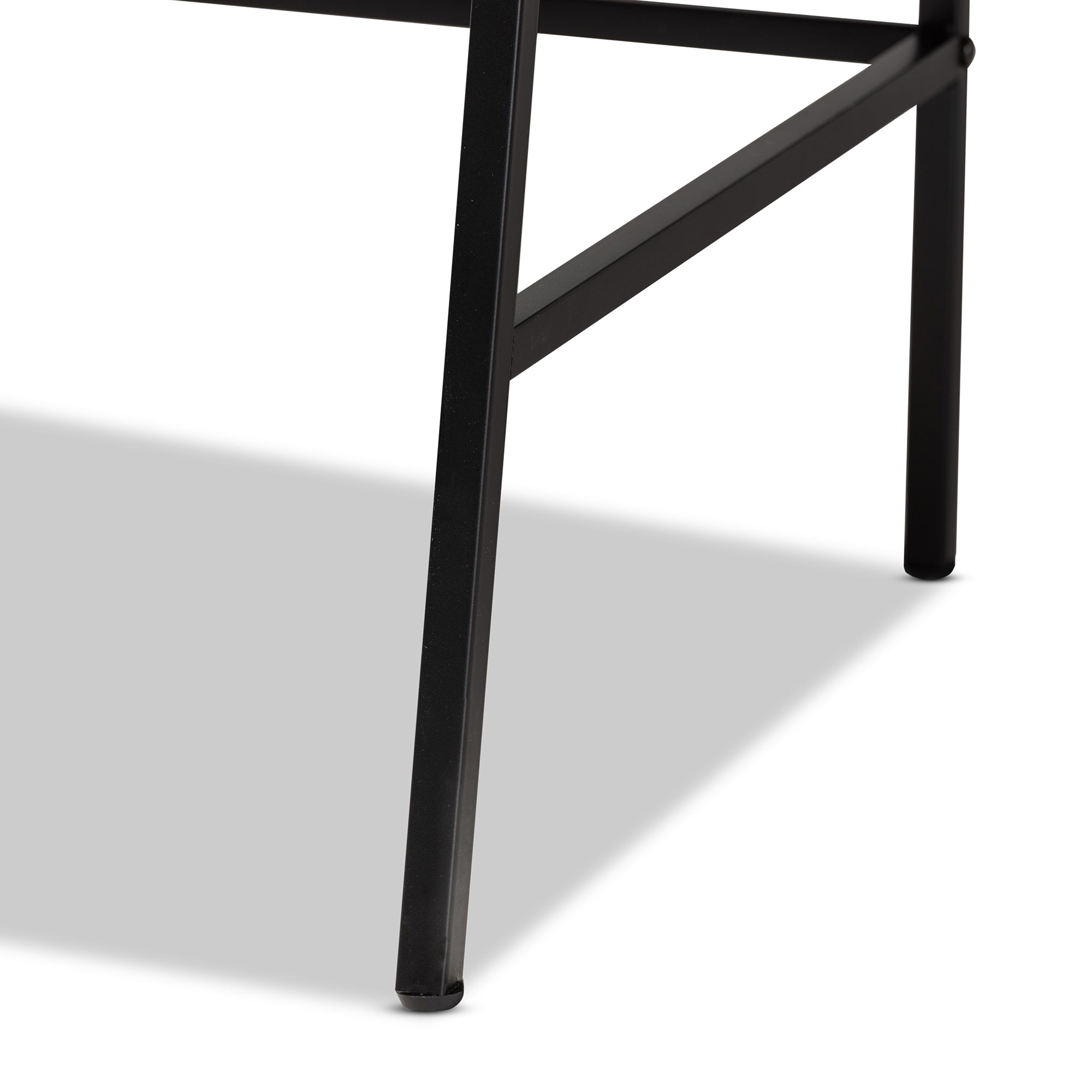 Palmira Industrial Desk with Shelves-Desk-Baxton Studio - WI-Wall2Wall Furnishings