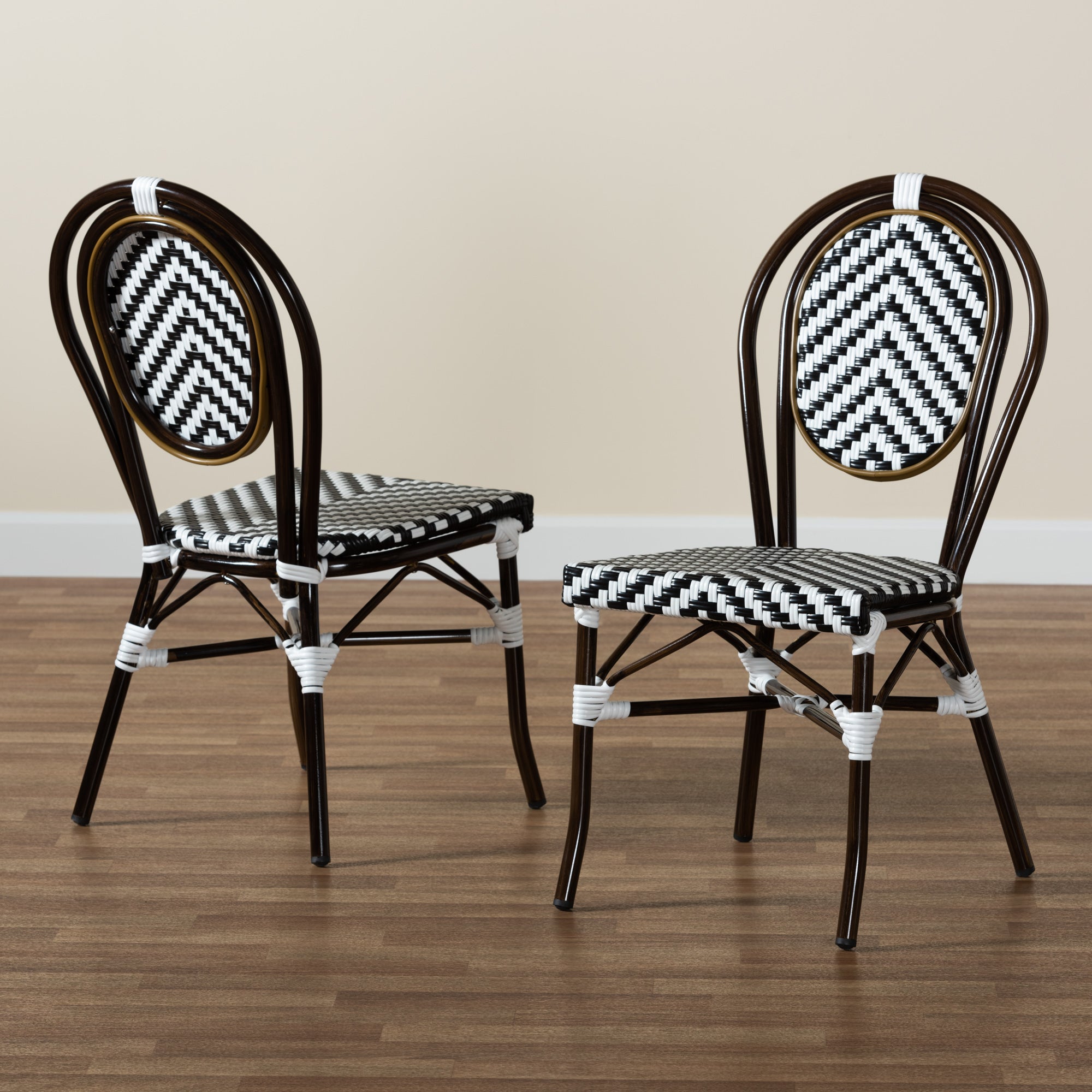 Alaire French Provincial Dining Chairs 2-Piece-Dining Chairs-Baxton Studio - WI-Wall2Wall Furnishings