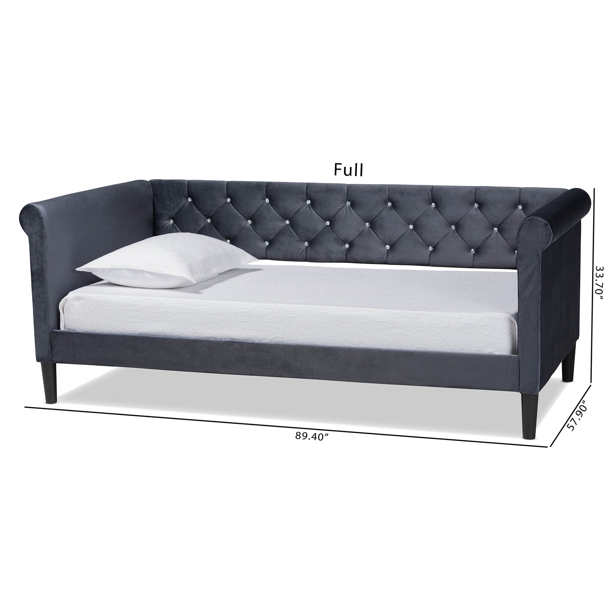 Cora Contemporary Daybed-Daybed-Baxton Studio - WI-Wall2Wall Furnishings
