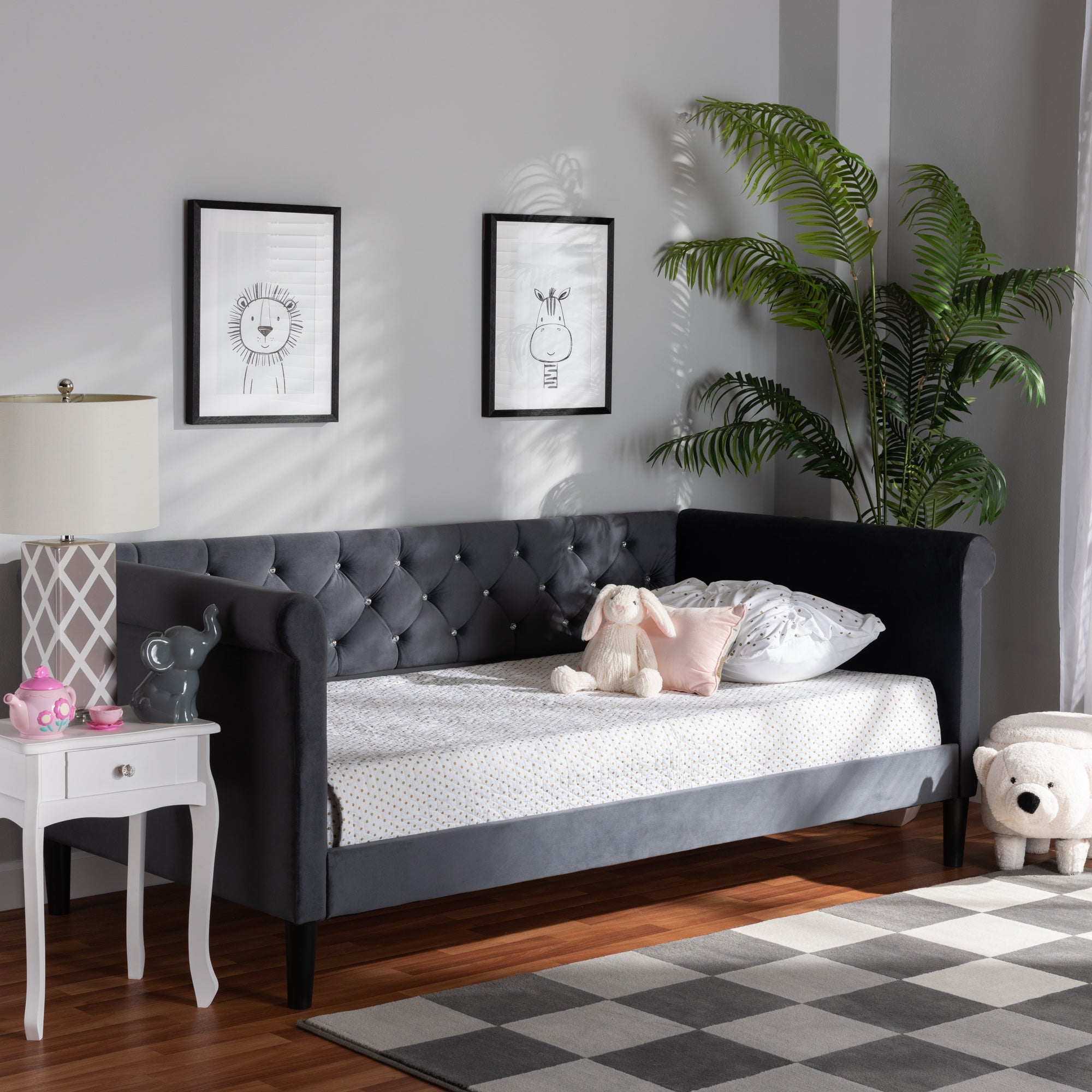 Cora Contemporary Daybed-Daybed-Baxton Studio - WI-Wall2Wall Furnishings