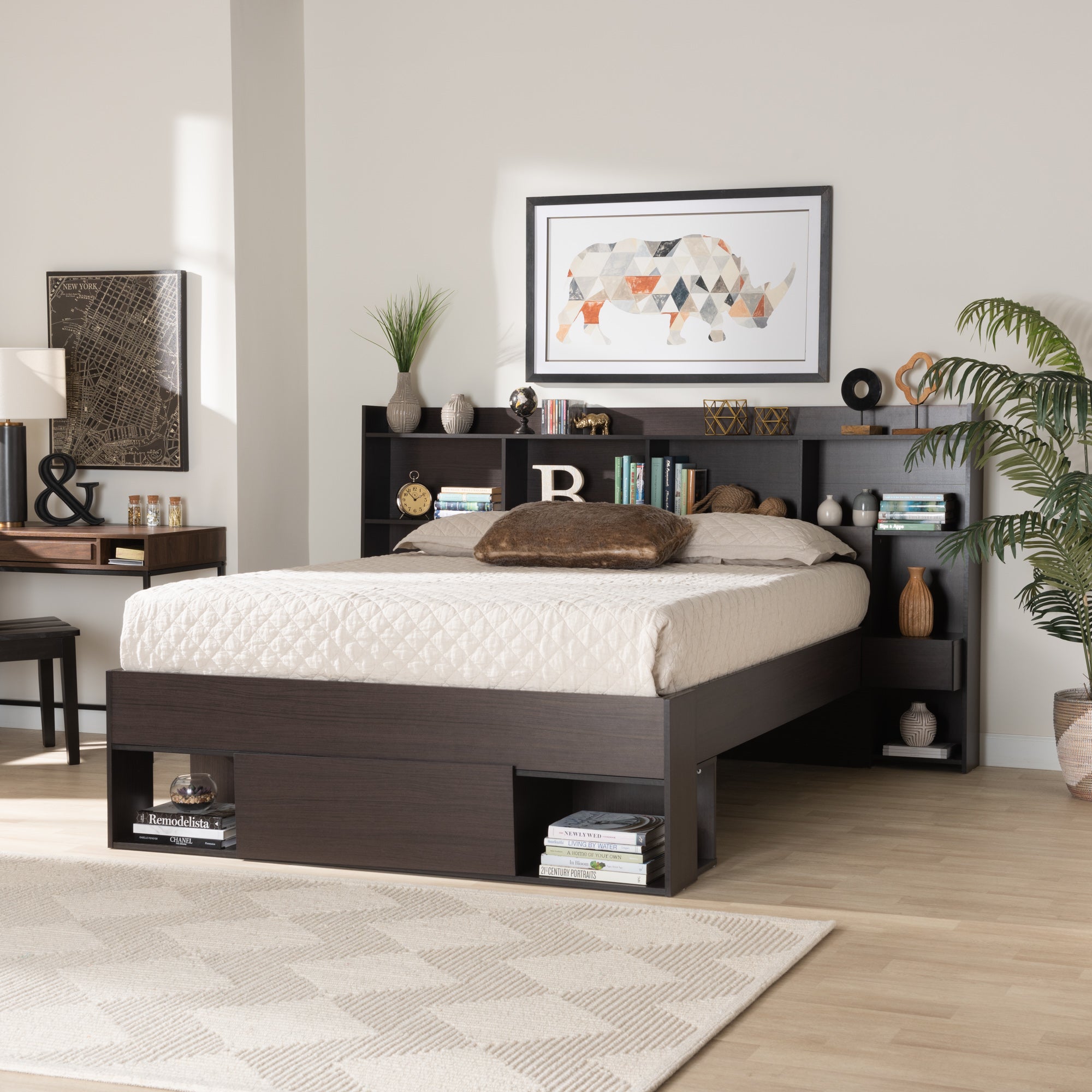 Dexton Modern Bed-Bed-Baxton Studio - WI-Wall2Wall Furnishings