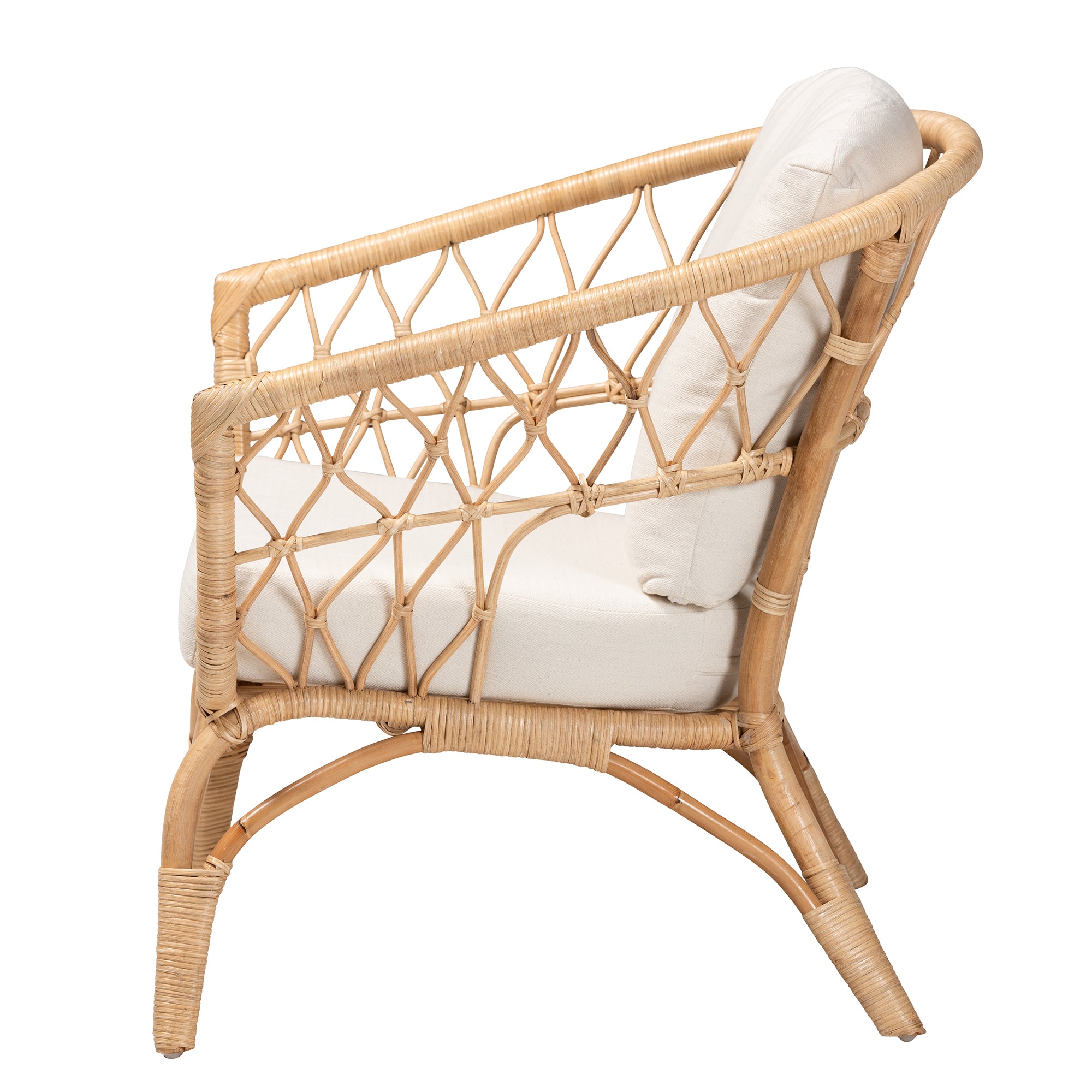 Feya Bohemian Chair-Chair-Baxton Studio - WI-Wall2Wall Furnishings