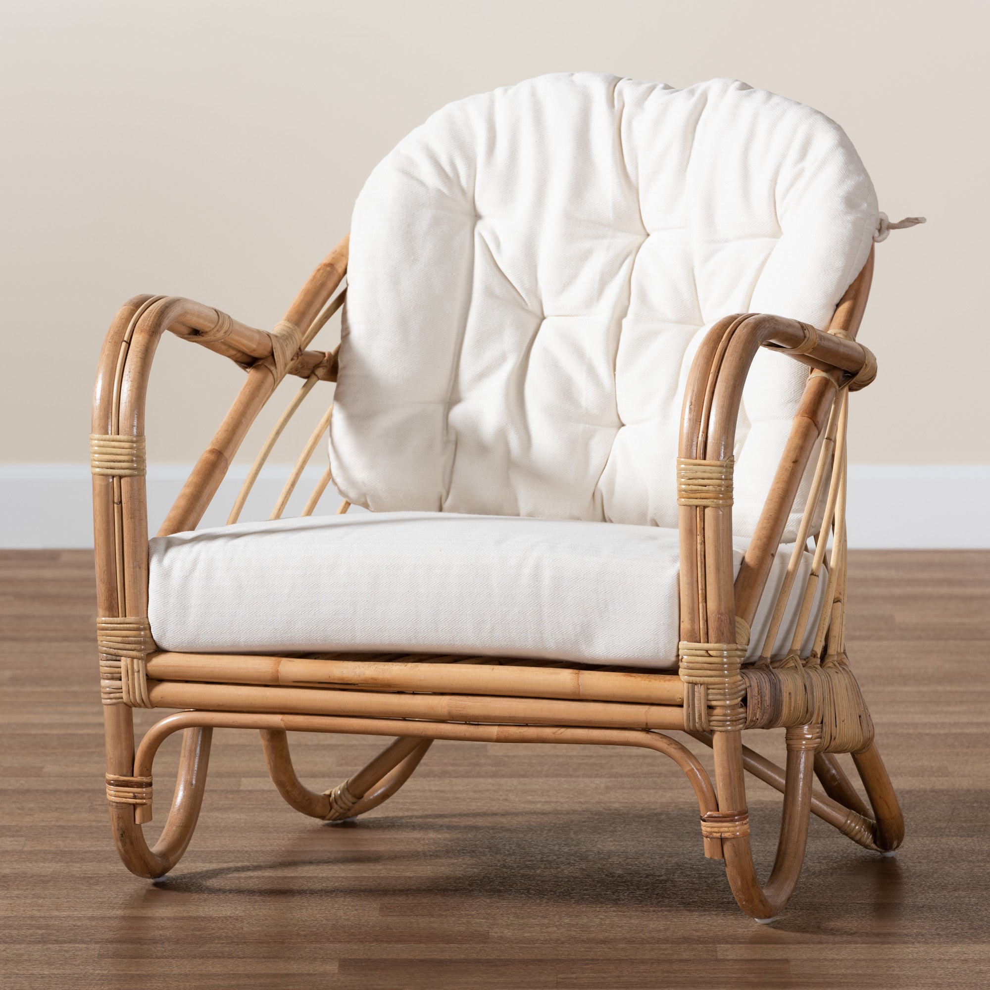 Aliane Bohemian Chair-Chair-Baxton Studio - WI-Wall2Wall Furnishings