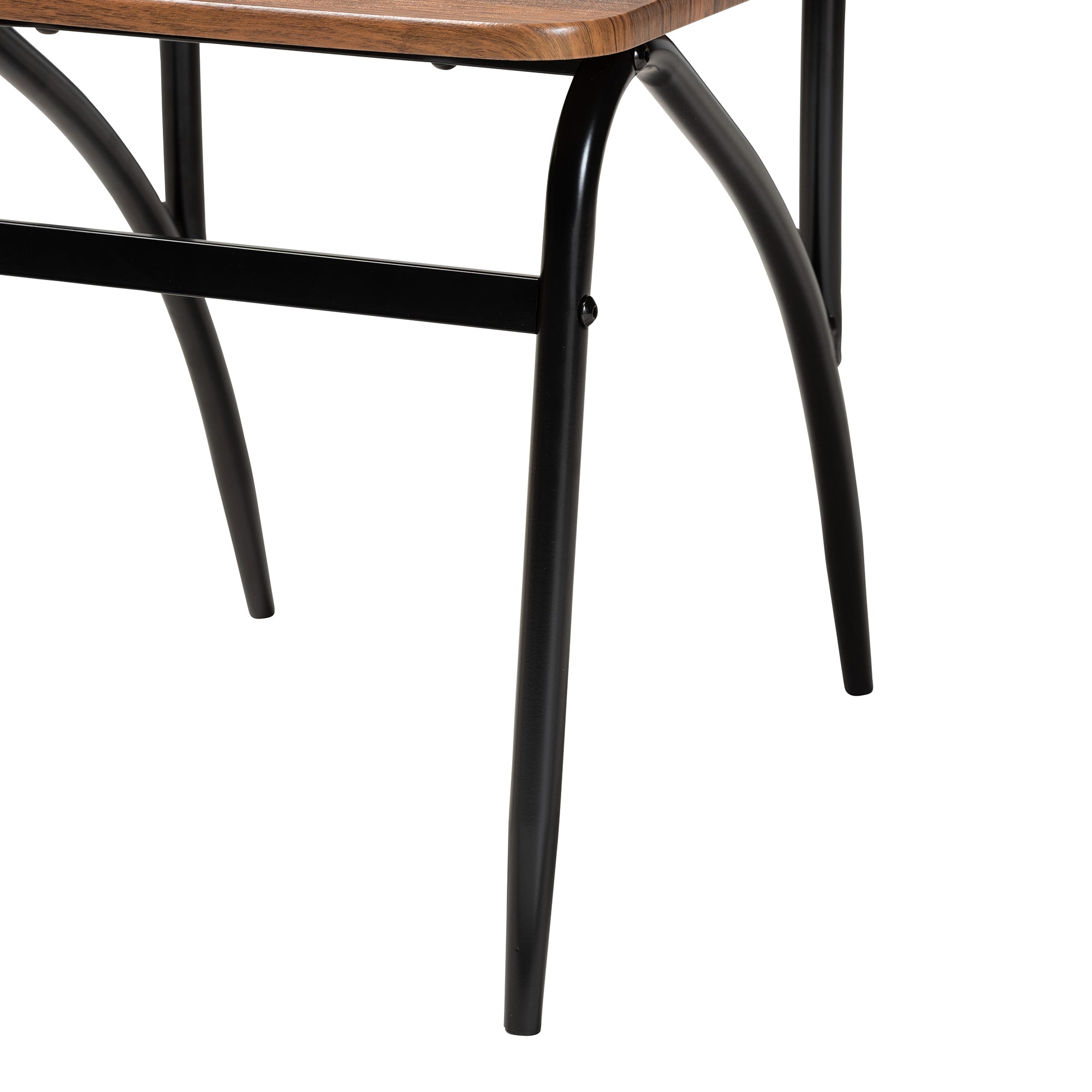 Neona Modern Table & Dining Chairs 5-Piece-Dining Set-Baxton Studio - WI-Wall2Wall Furnishings